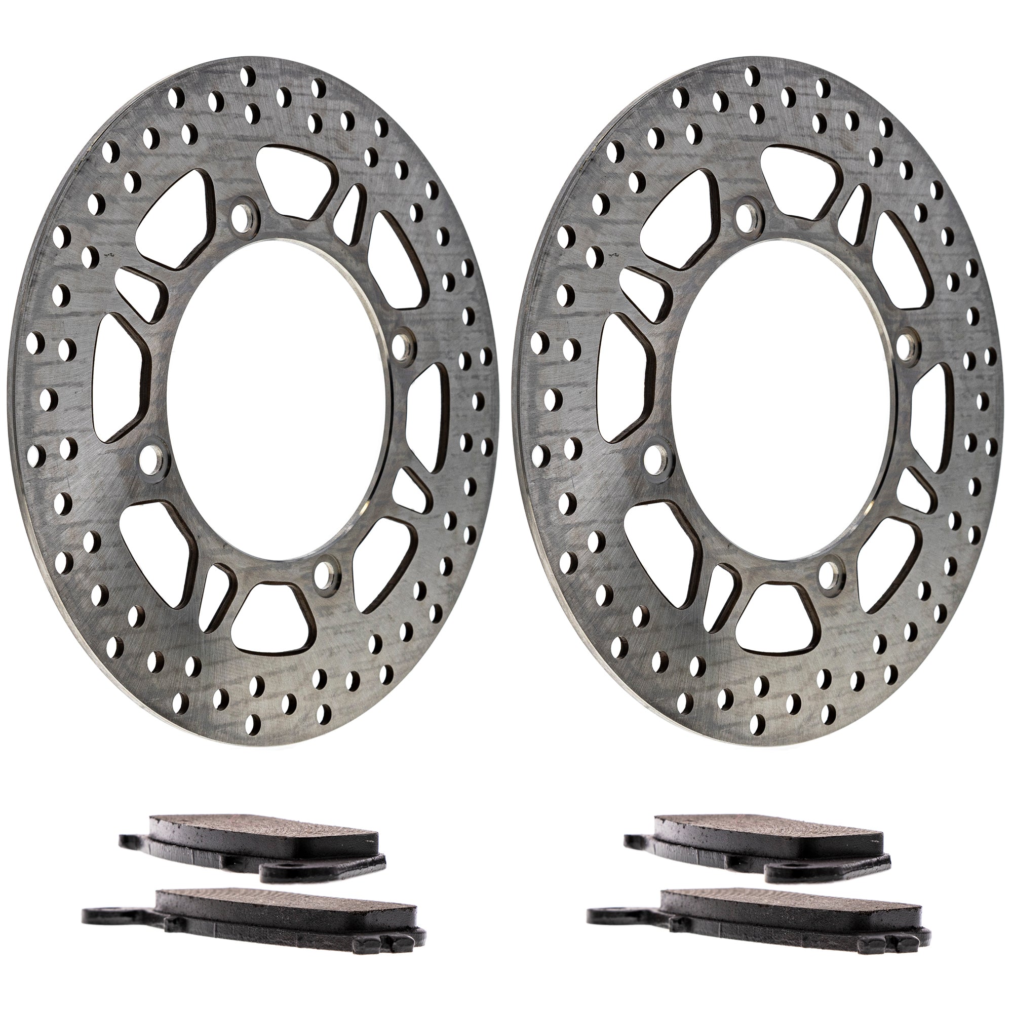 Front Brake Rotors and Pads Kit for zOTHER Suzuki Kawasaki Burgman 69100-10840 59100-21870 NICHE MK1007243
