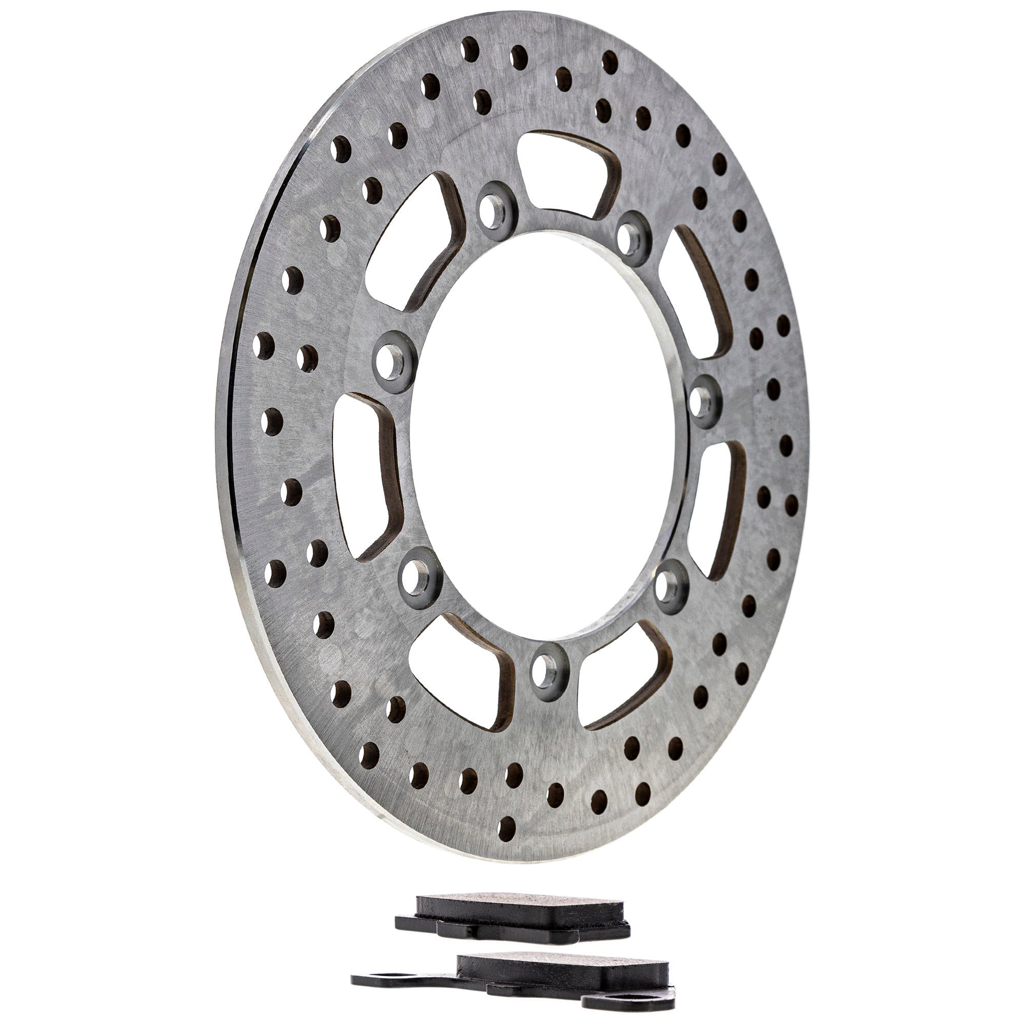 Single Rotor & Brake Pads Set for zOTHER Yamaha Suzuki Kawasaki Vulcan 43082-1194 NICHE MK1007247