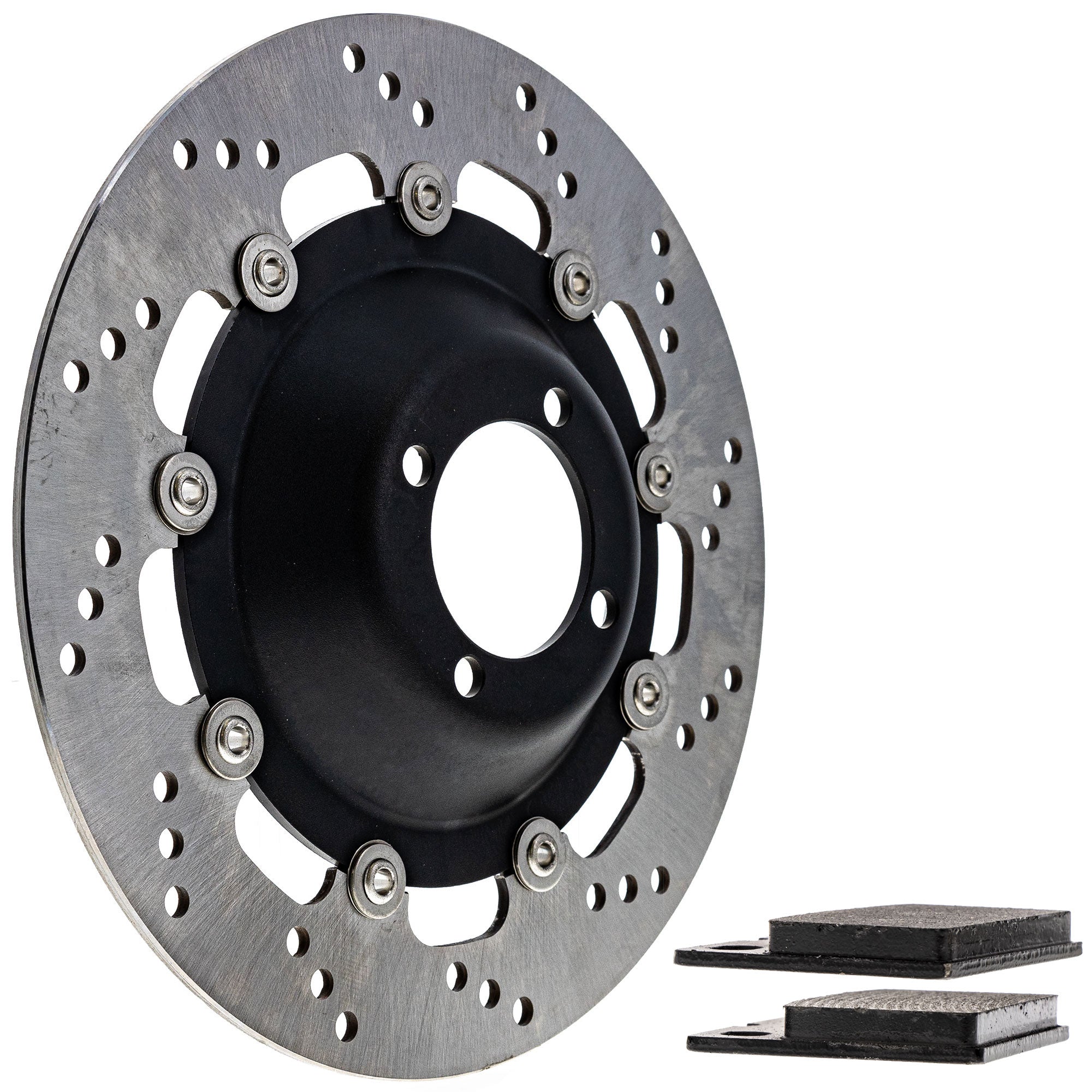 Single Pad and Rotor Set for Yamaha Suzuki Kawasaki Arctic Cat Textron K75 K100RT K100RS NICHE MK1007264