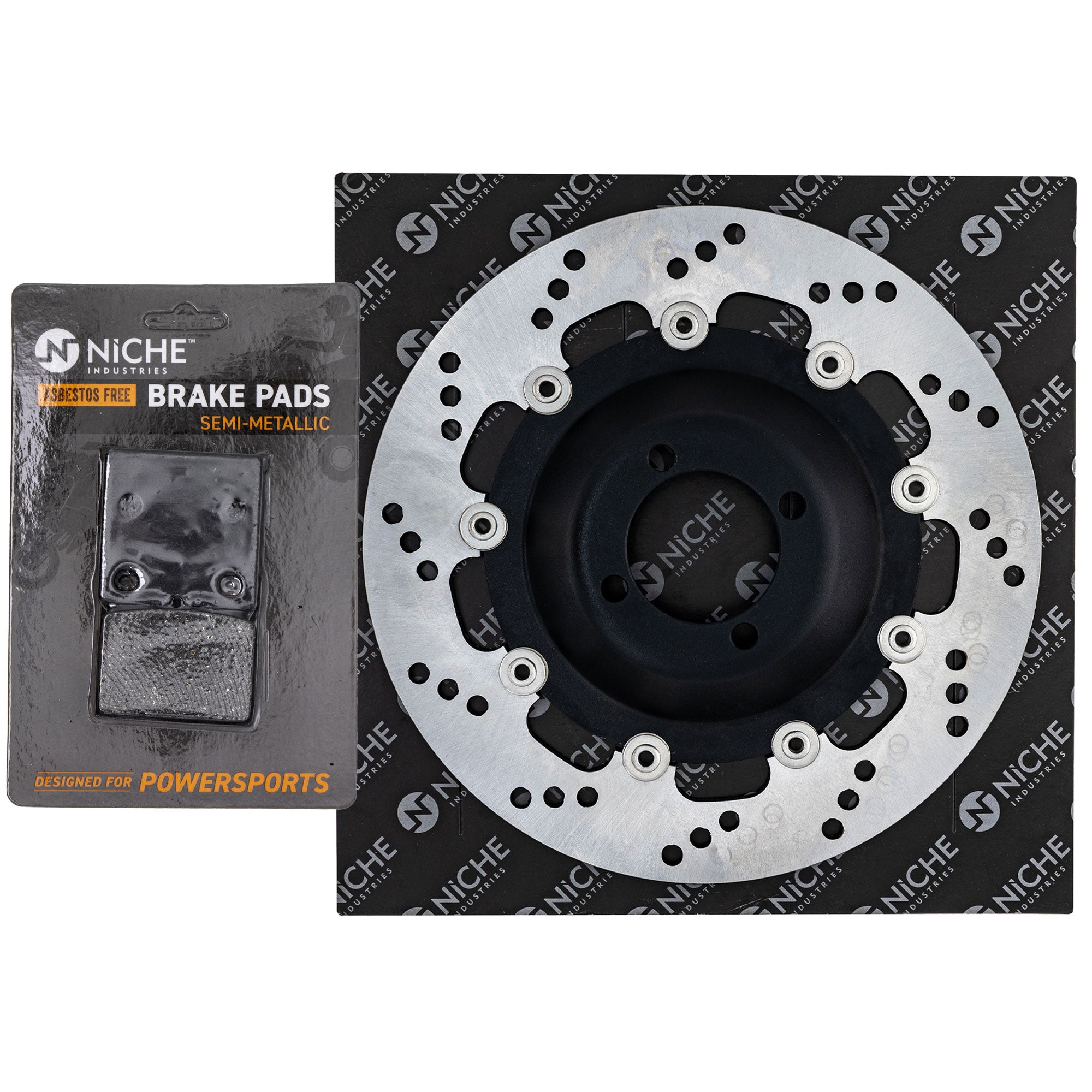 NICHE MK1007265 Single Pad and Rotor Set for zOTHER Yamaha Suzuki