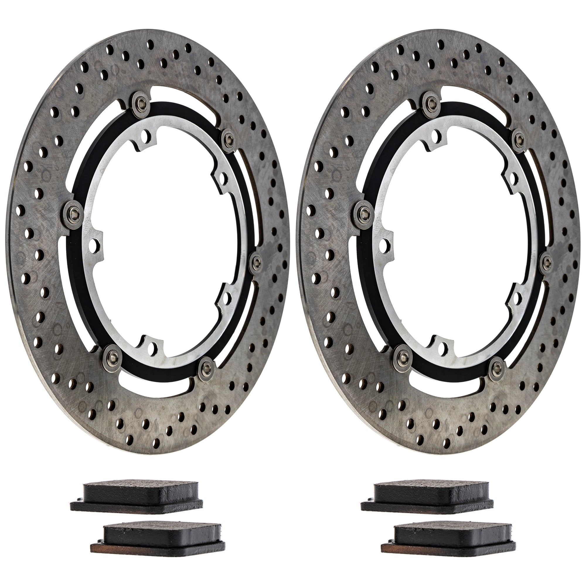 Front Brake Rotors and Pads Kit for zOTHER BMW Speed T2025247 34117714800 NICHE MK1007276