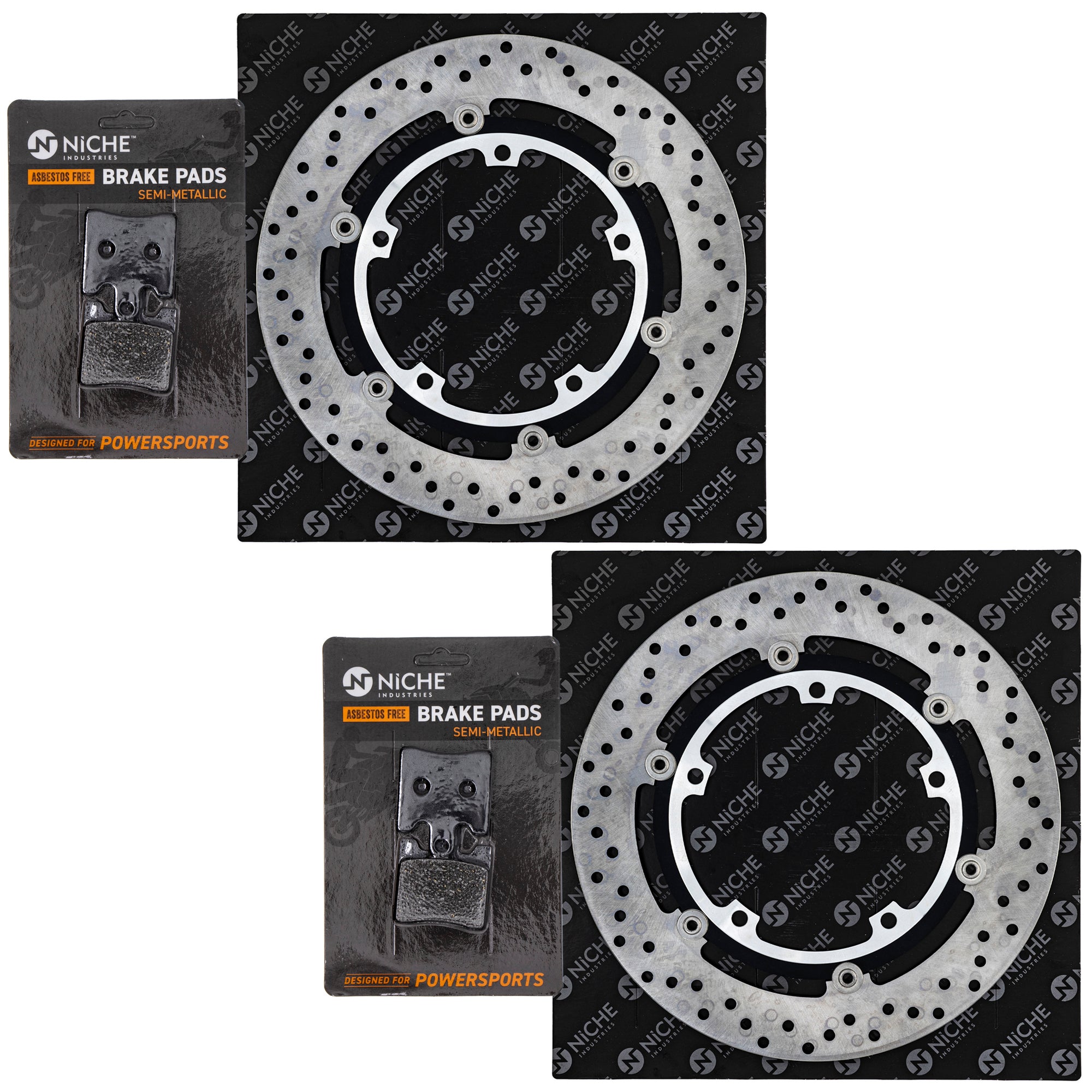 NICHE MK1007278 Brake Pad Set for zOTHER Polaris Trophy