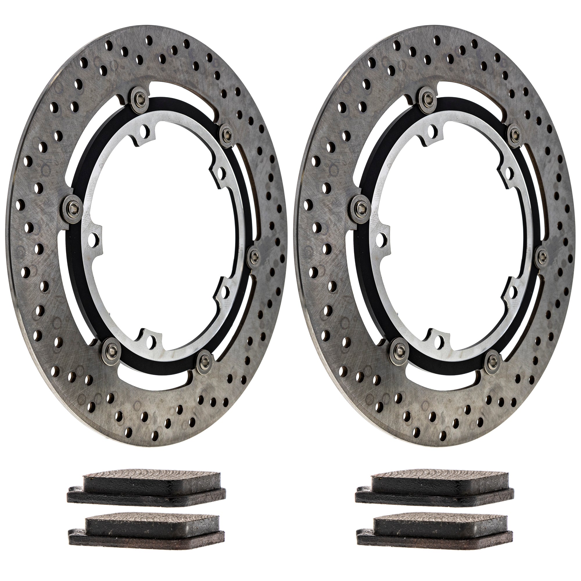 Front Brake Rotors and Pads Kit for zOTHER BMW Speed 61013030000 61013030100 T2025290 NICHE MK1007279