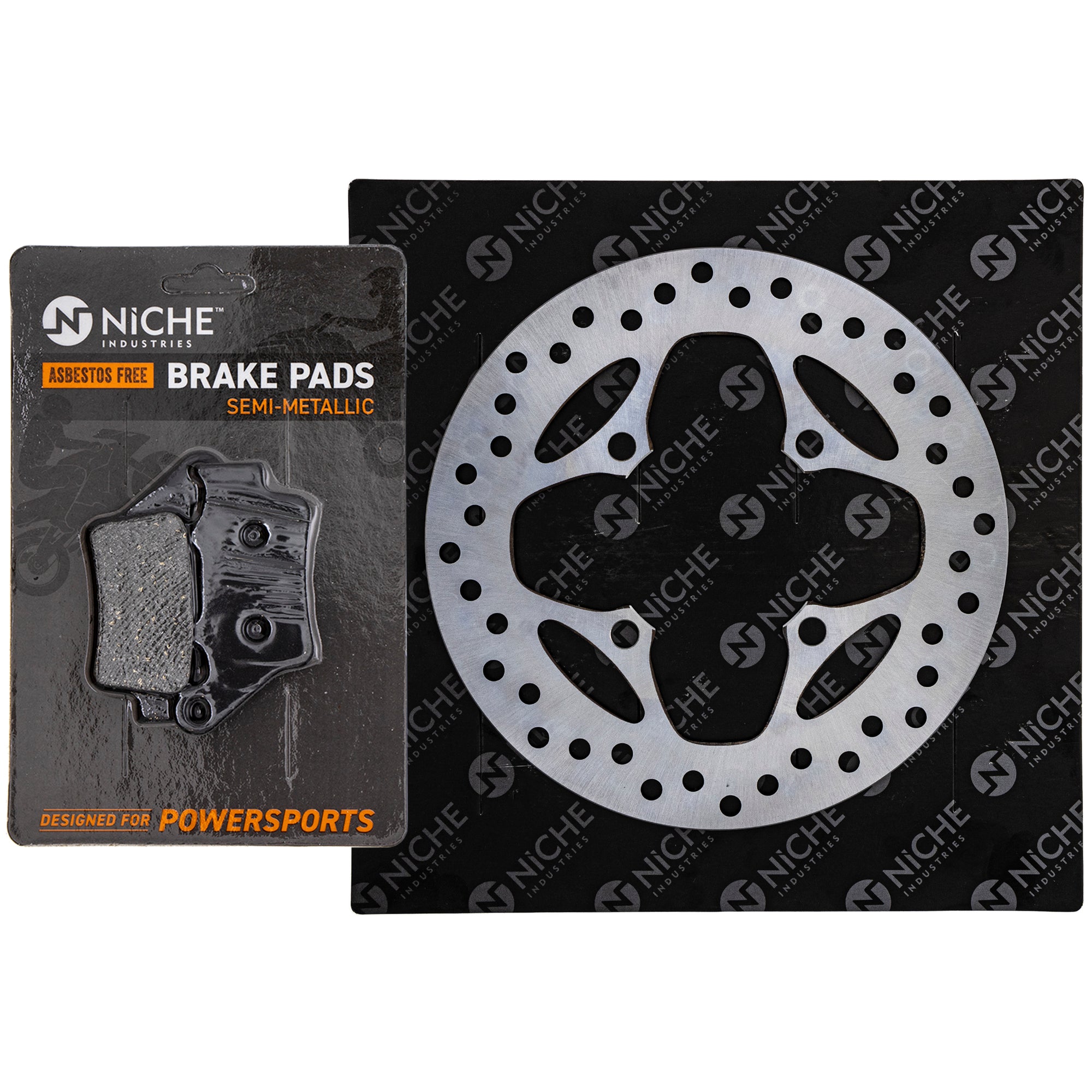 Single Rotor & Brake Pads Set for zOTHER Yamaha Suzuki Kawasaki BRP Can-Am Ski-Doo Sea-Doo NICHE MK1007283