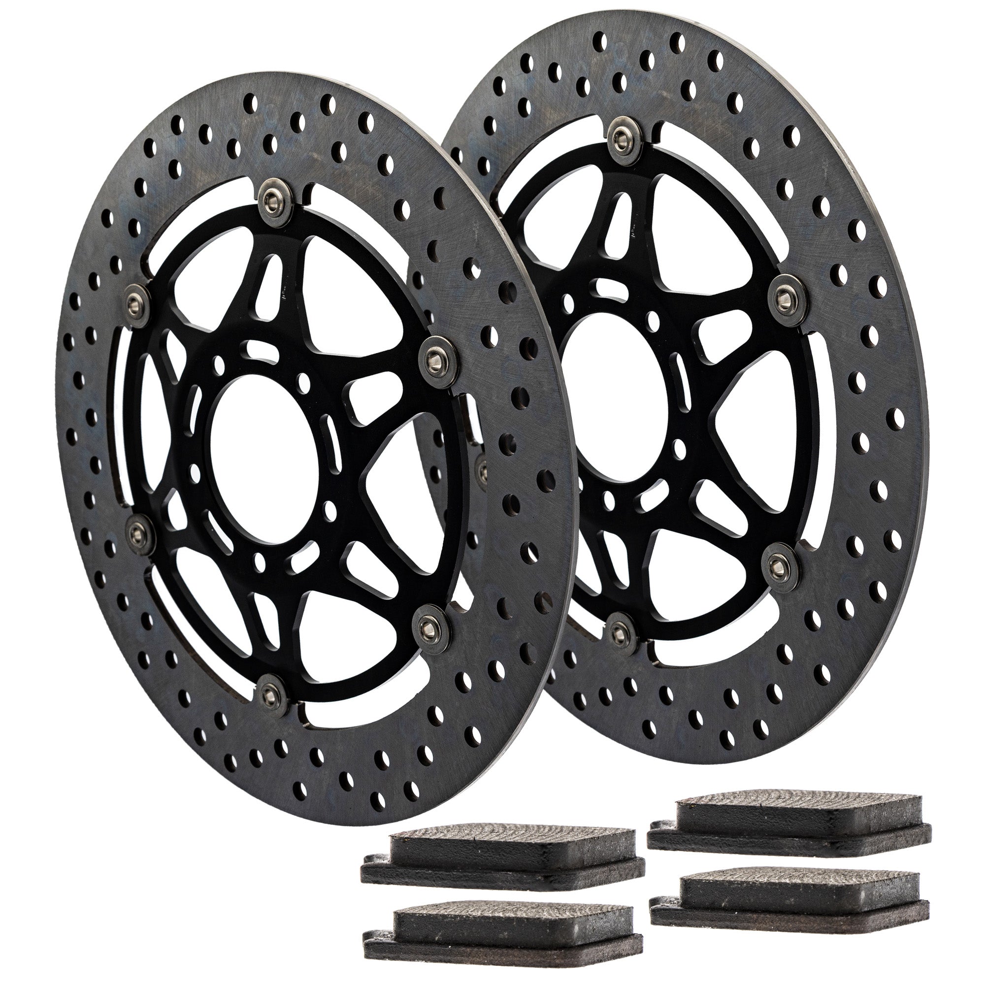 Complete Front or Rear Pad and Rotor Set for zOTHER Triumph Kawasaki 999 749 61013030000 NICHE MK1007299