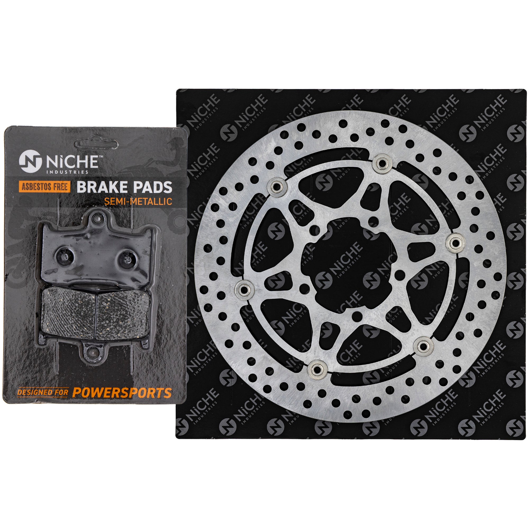 Front Brake Rotors and Pads Kit for zOTHER Yamaha Suzuki Kawasaki Honda Street Daytona NICHE MK1007314