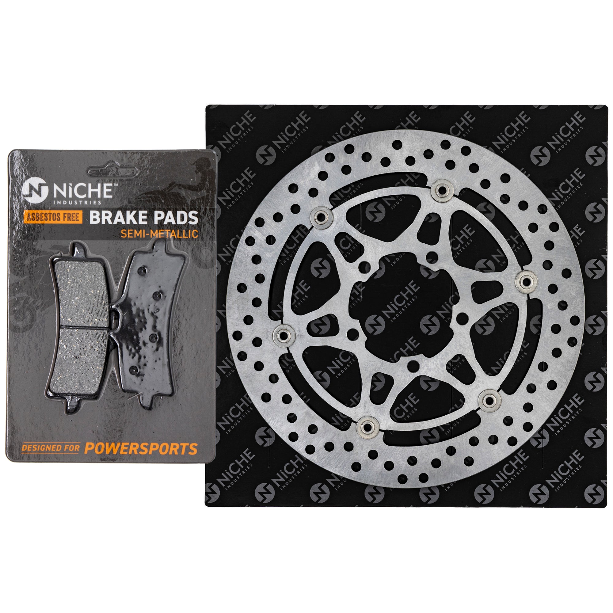 Front Brake Rotors and Pads Kit for zOTHER Yamaha Suzuki Kawasaki Honda Daytona NICHE MK1007315