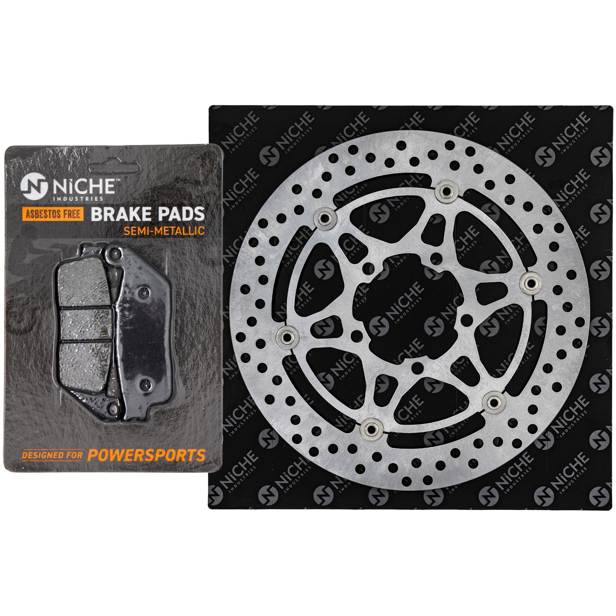 Front Brake Rotors and Pads Kit for zOTHER Speed 06455-MAL-G01 NICHE MK1007317