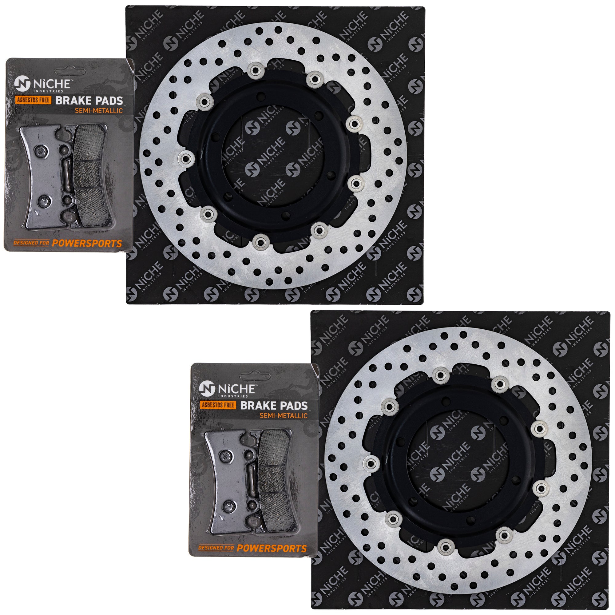 NICHE MK1007343 Brake Pad Set for zOTHER Yamaha Suzuki Kawasaki