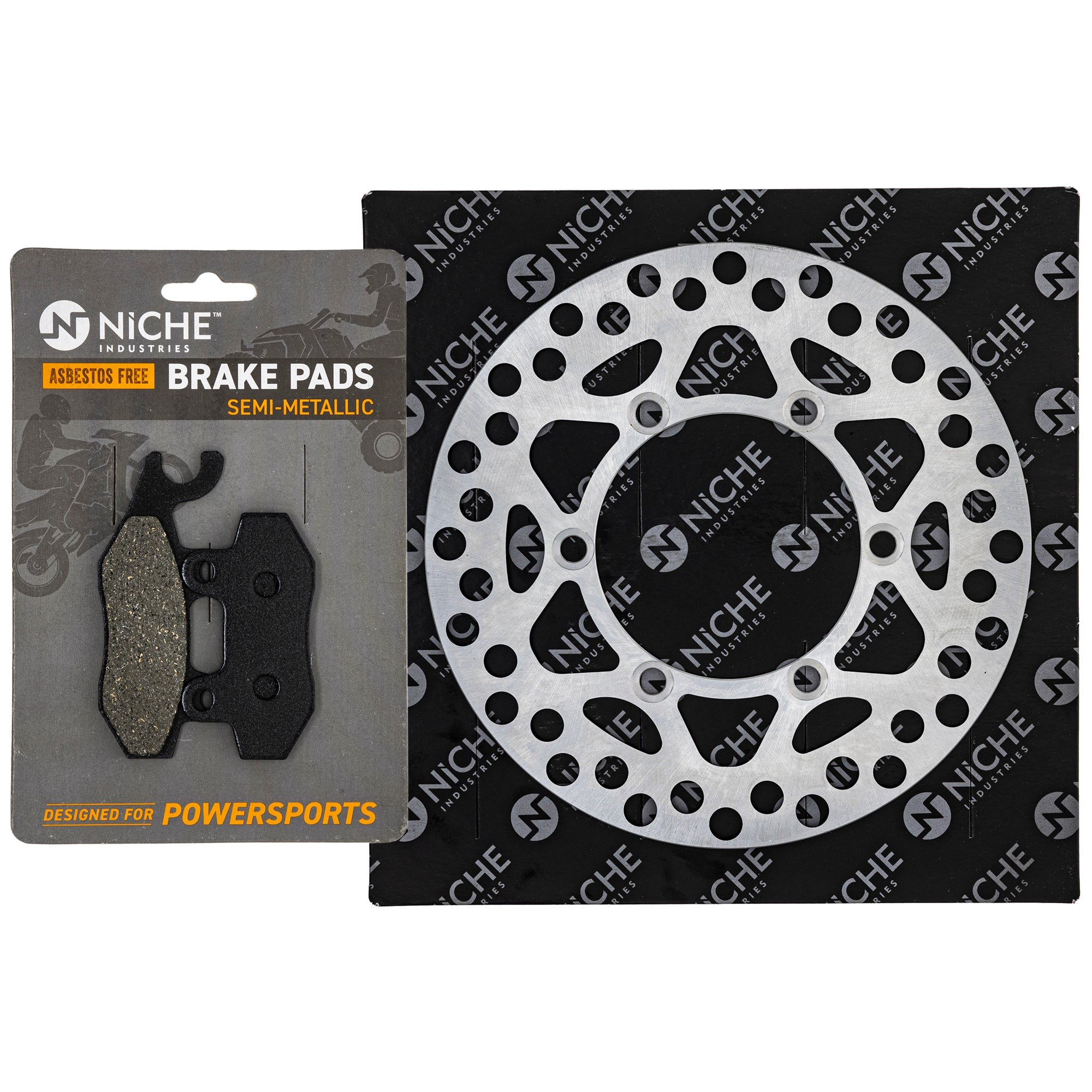 Single Rotor & Brake Pads Set for zOTHER Yamaha KLX140L KLX140G KLX140 715500336 NICHE MK1007349