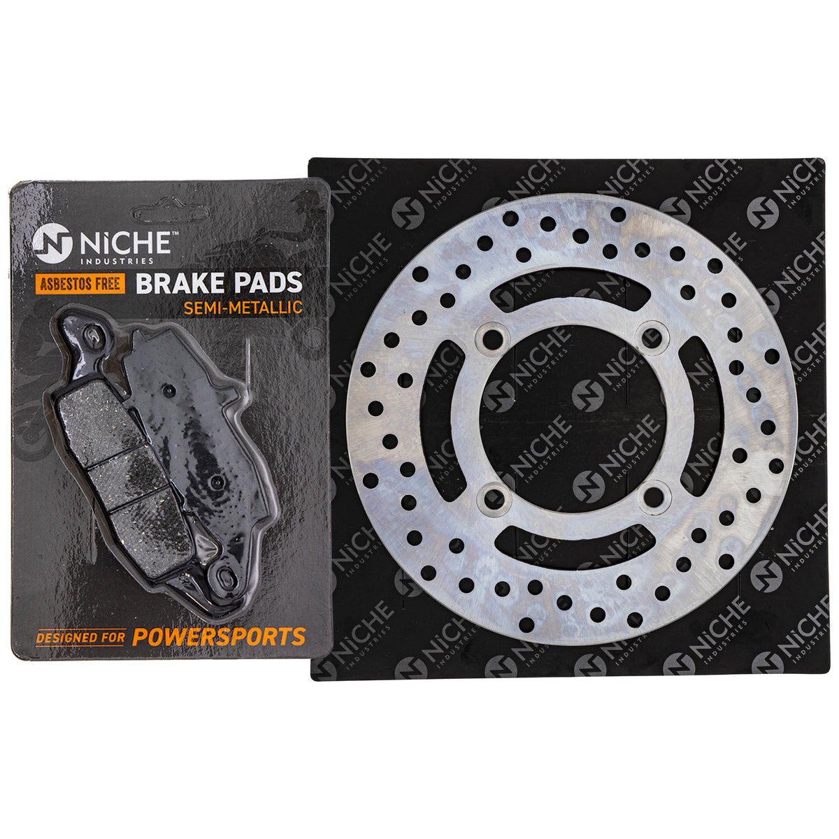 Single Rotor & Brake Pads Set for zOTHER Kawasaki ZR7S 43082-0062 43082-1260 43082-0045 NICHE MK1007377