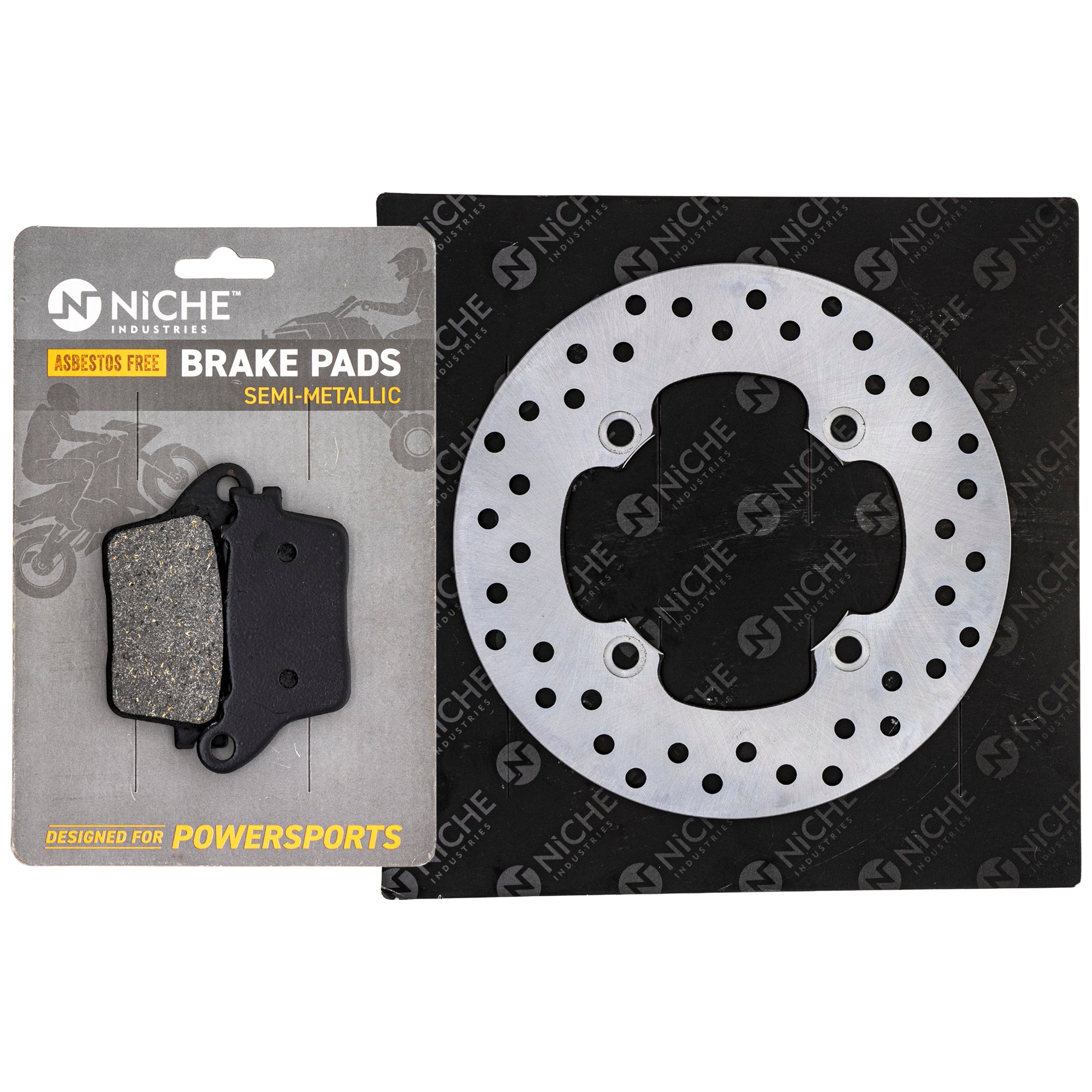 Single Rotor & Brake Pads Set for zOTHER Kawasaki Indian BRP Can-Am Ski-Doo Sea-Doo Arctic NICHE MK1007397