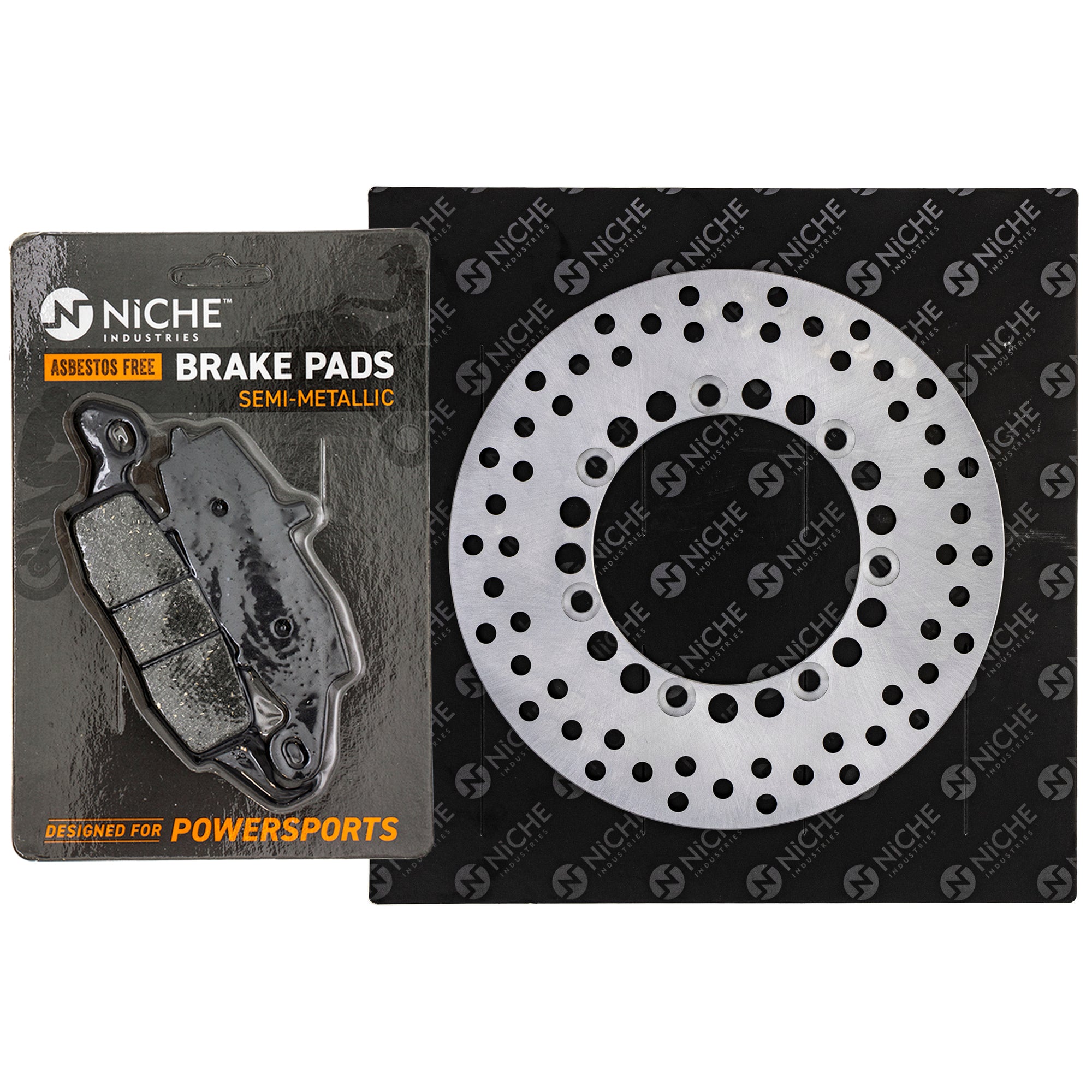 Single Rotor & Brake Pads Set for zOTHER Honda Vulcan 43082-0062 43082-1260 43082-0045 NICHE MK1007403