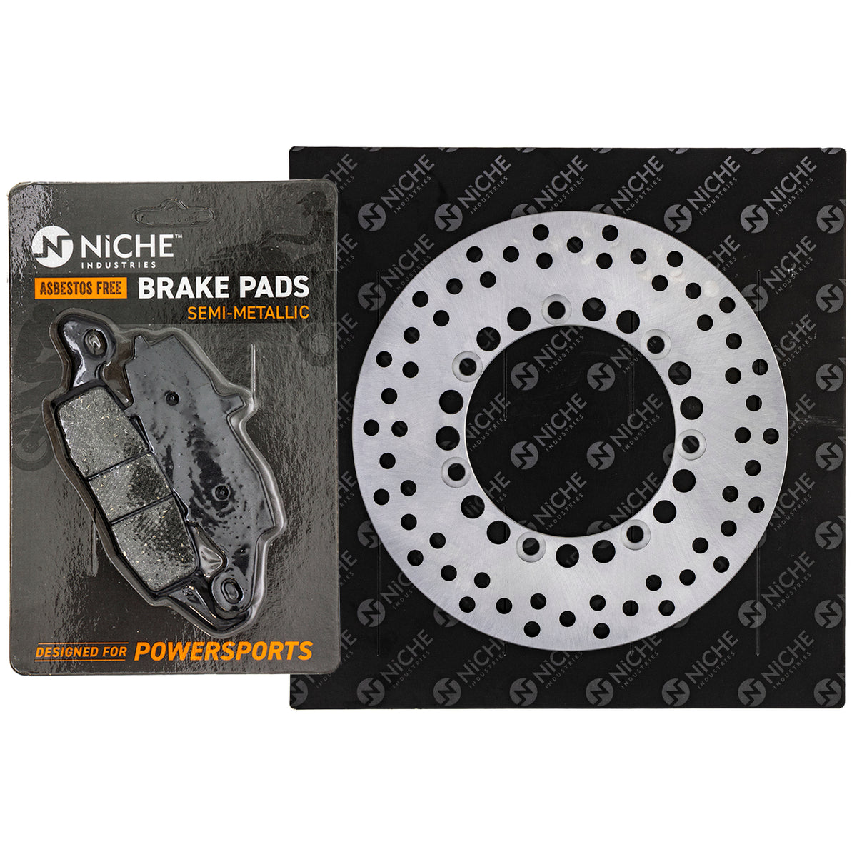 Single Rotor & Brake Pads Set for zOTHER Honda Vulcan 43082-0062 43082-1260 43082-0045 NICHE MK1007403
