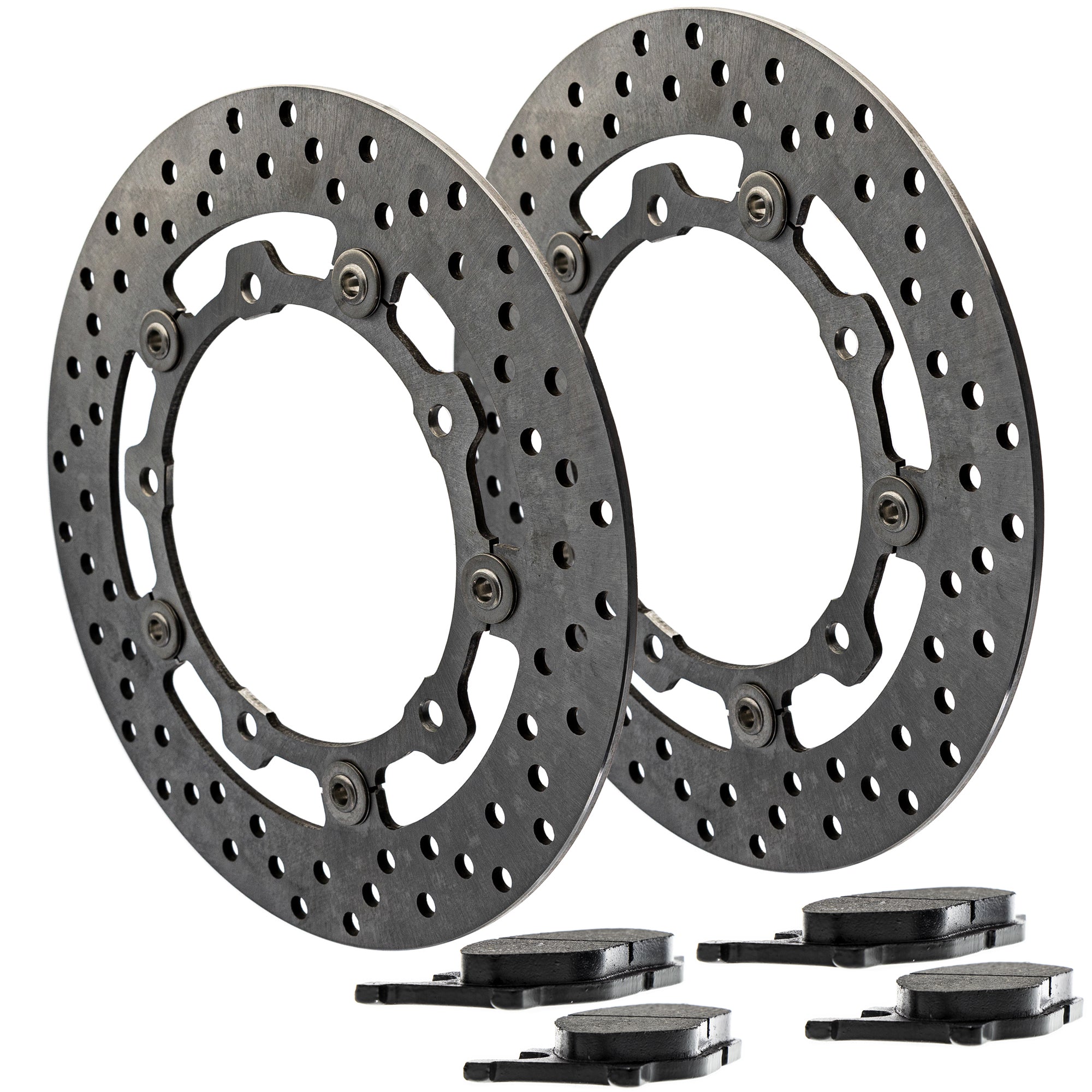 Complete Front or Rear Pad and Rotor Set for zOTHER Yamaha Suzuki Kawasaki BRP Can-Am NICHE MK1007413