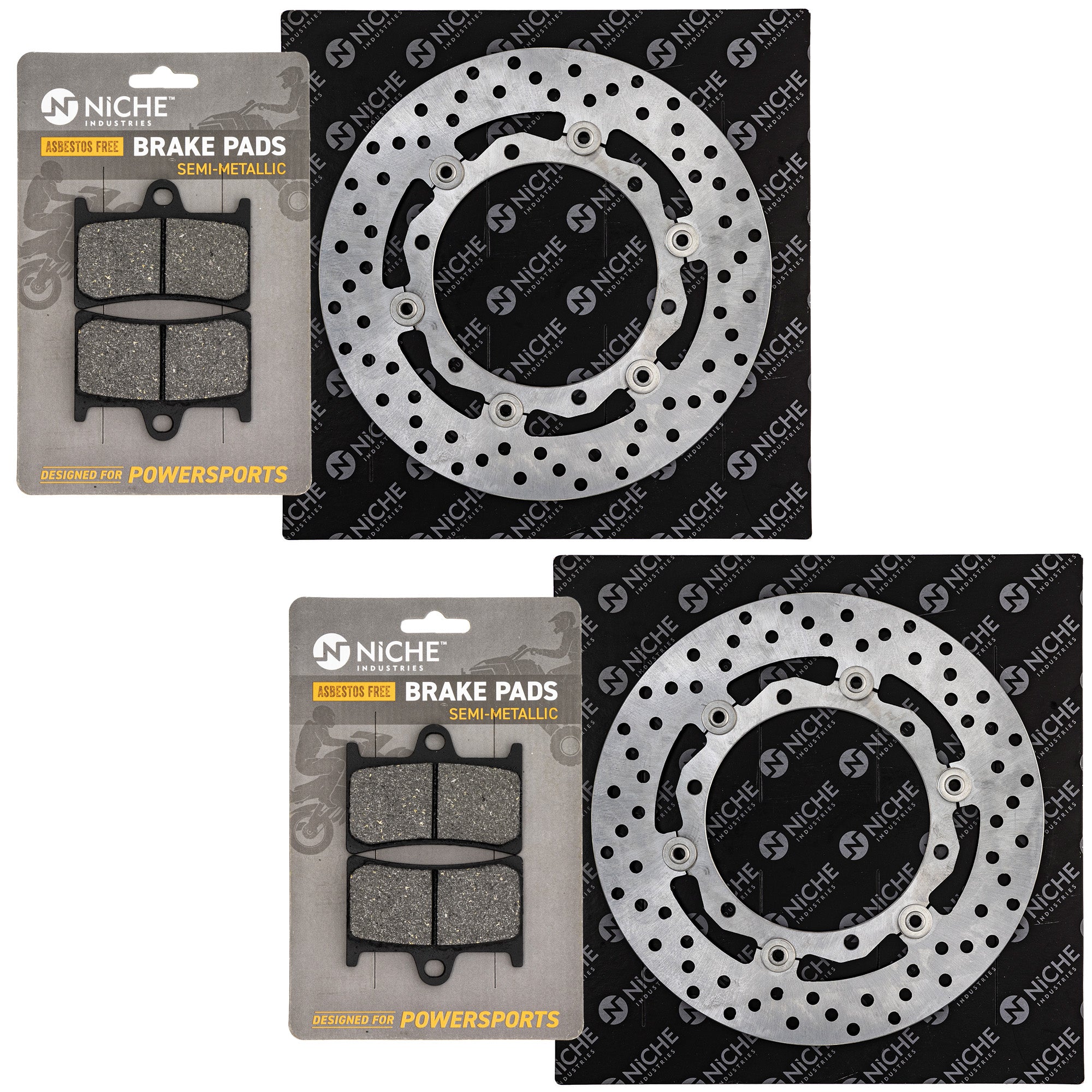NICHE MK1007415 Brake Pad Set for zOTHER Yamaha Suzuki Kawasaki