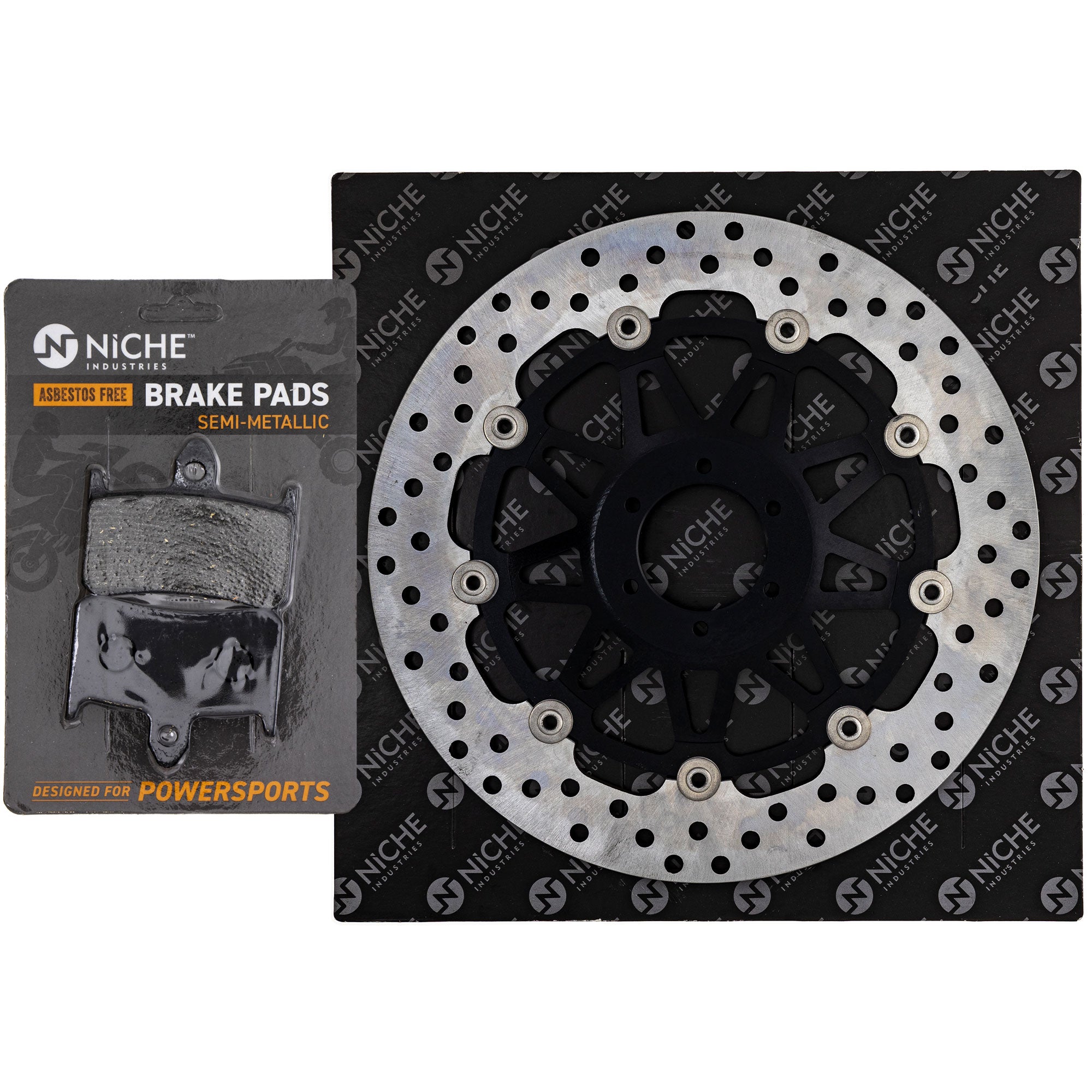 NICHE MK1007457 Single Pad and Rotor Set for zOTHER Yamaha VFR750R