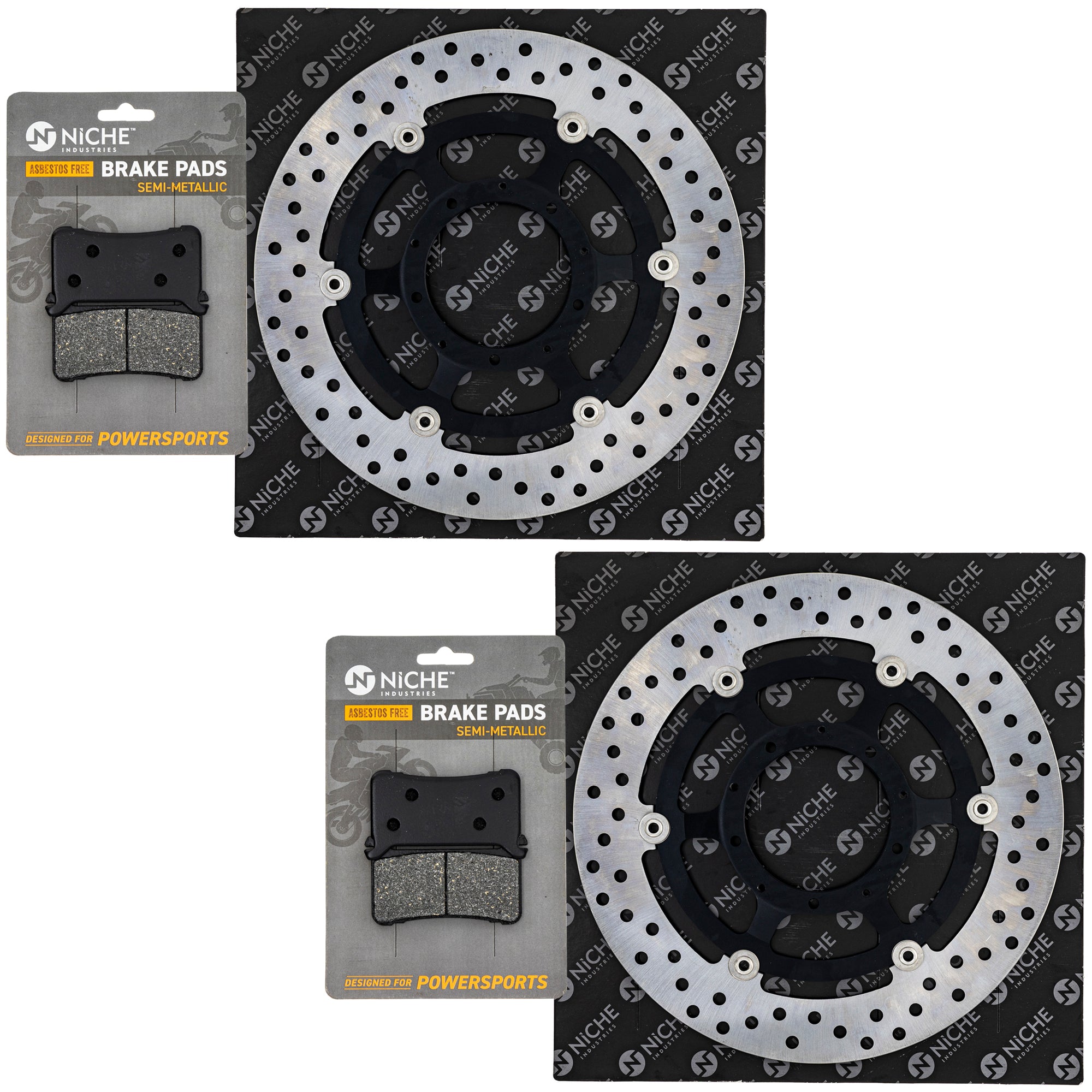 NICHE MK1007501 Brake Pad Set for zOTHER Yamaha Suzuki Polaris