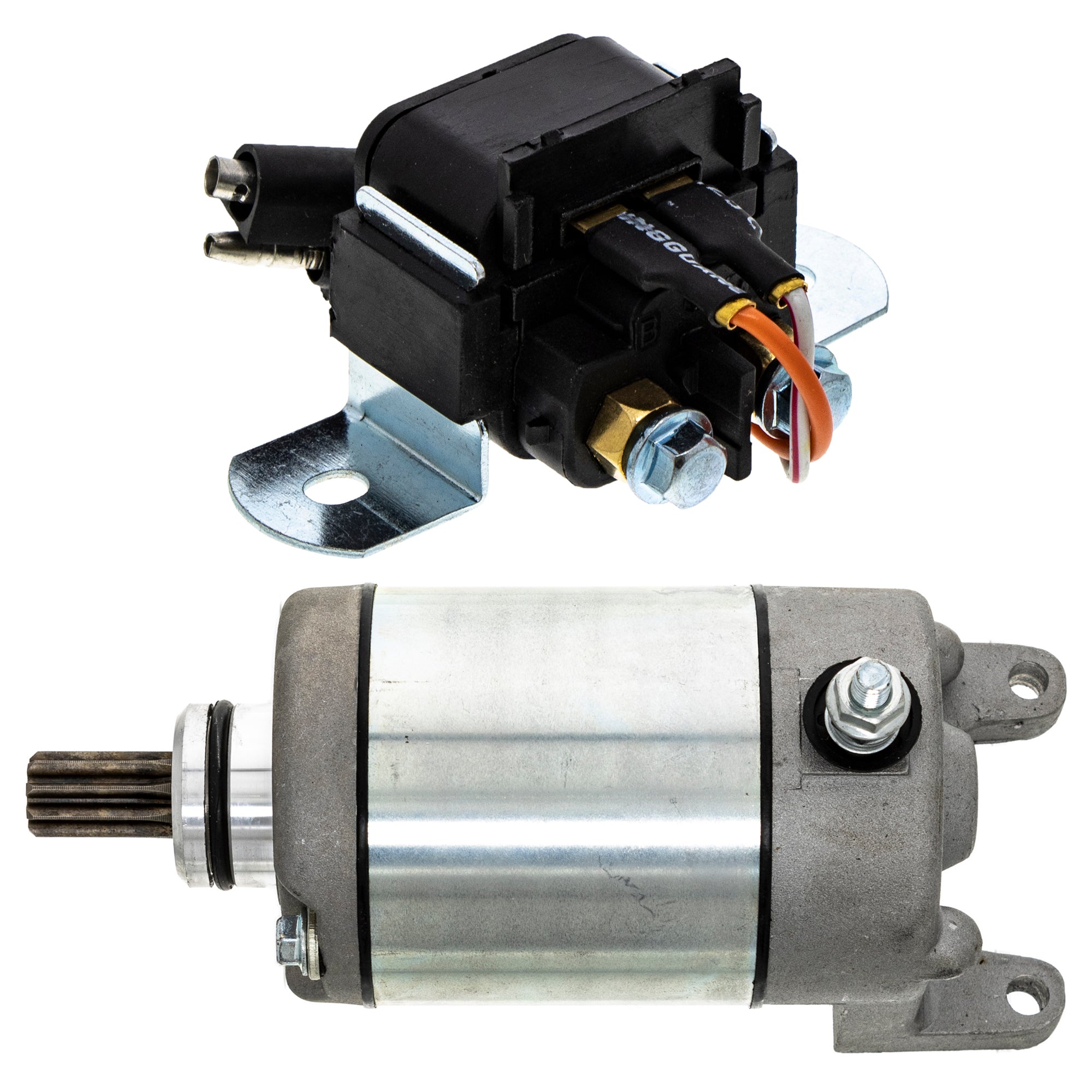 Starter Motor & Solenoid Kit for Polaris Predator 3088069 NICHE MK1007513