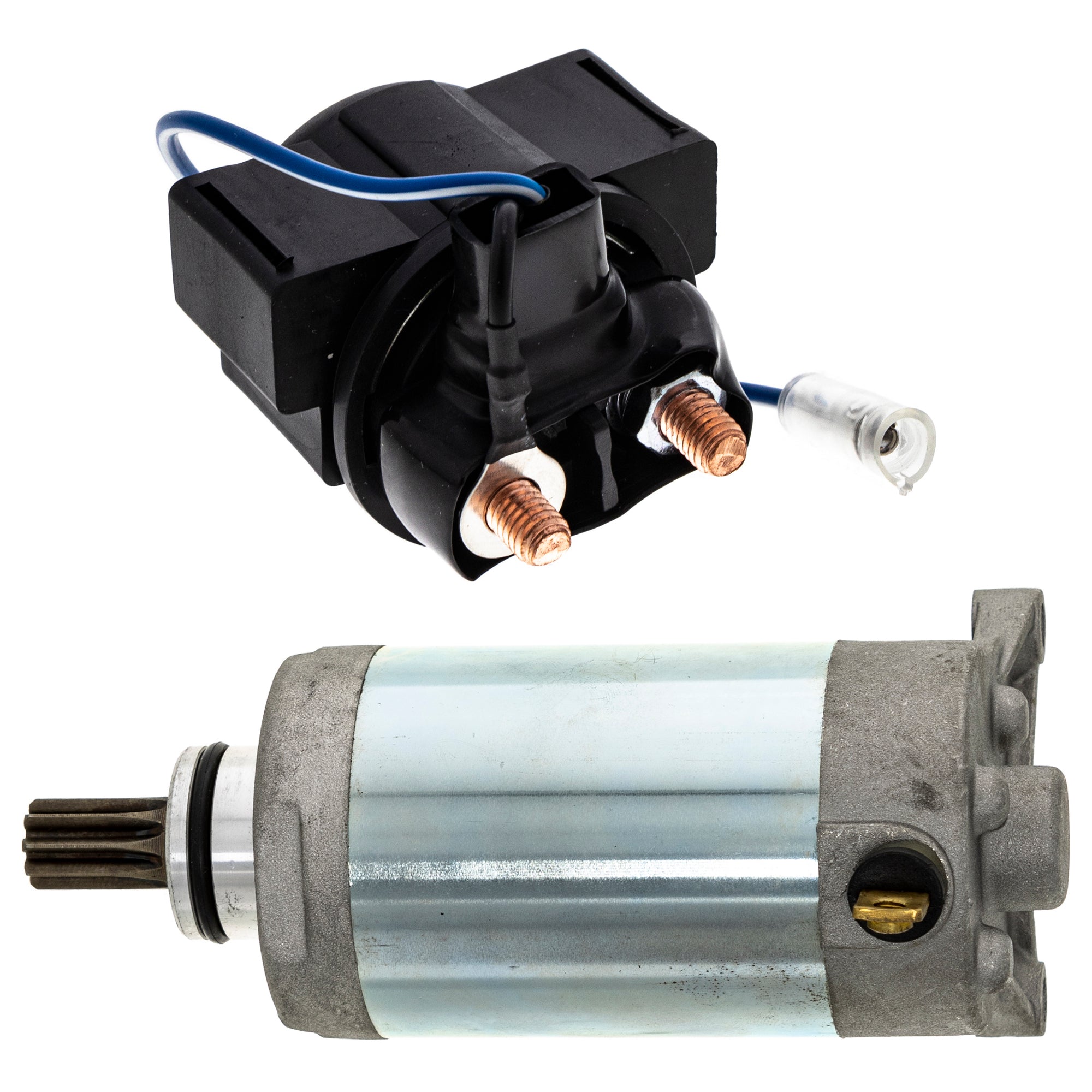 Starter Motor & Solenoid Kit for zOTHER Yamaha Virago V Route 2UJ-81890-00-00 NICHE MK1007517