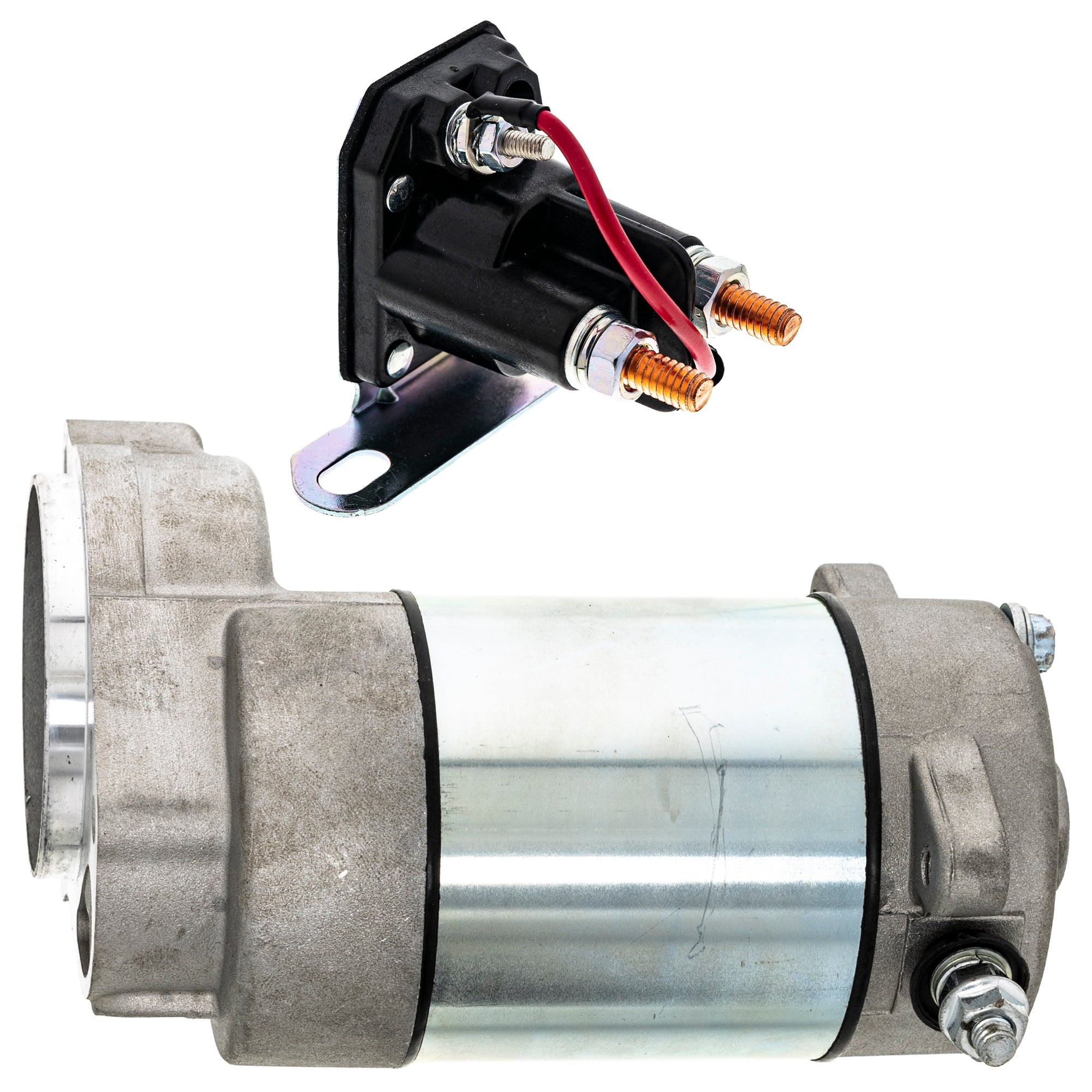 Starter Motor & Solenoid Kit for Polaris Xpress Xplorer Trail Sportsman 3084403 NICHE MK1007518
