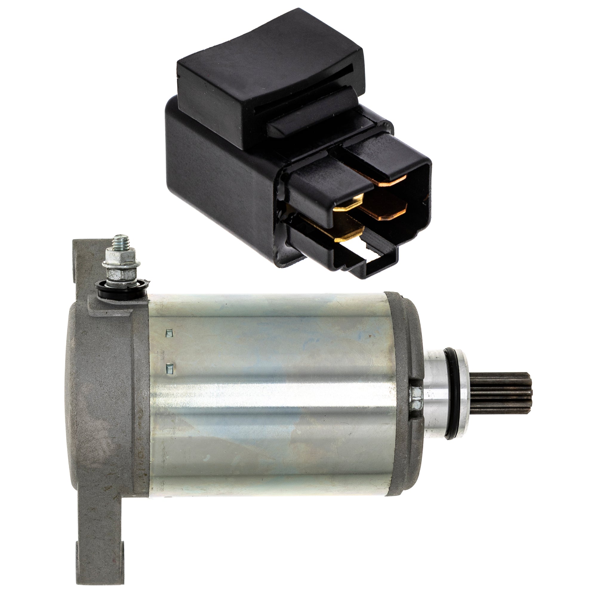 Starter Motor & Solenoid Kit for zOTHER Yamaha Warrior Terrapro Moto Kodiak NICHE MK1007521