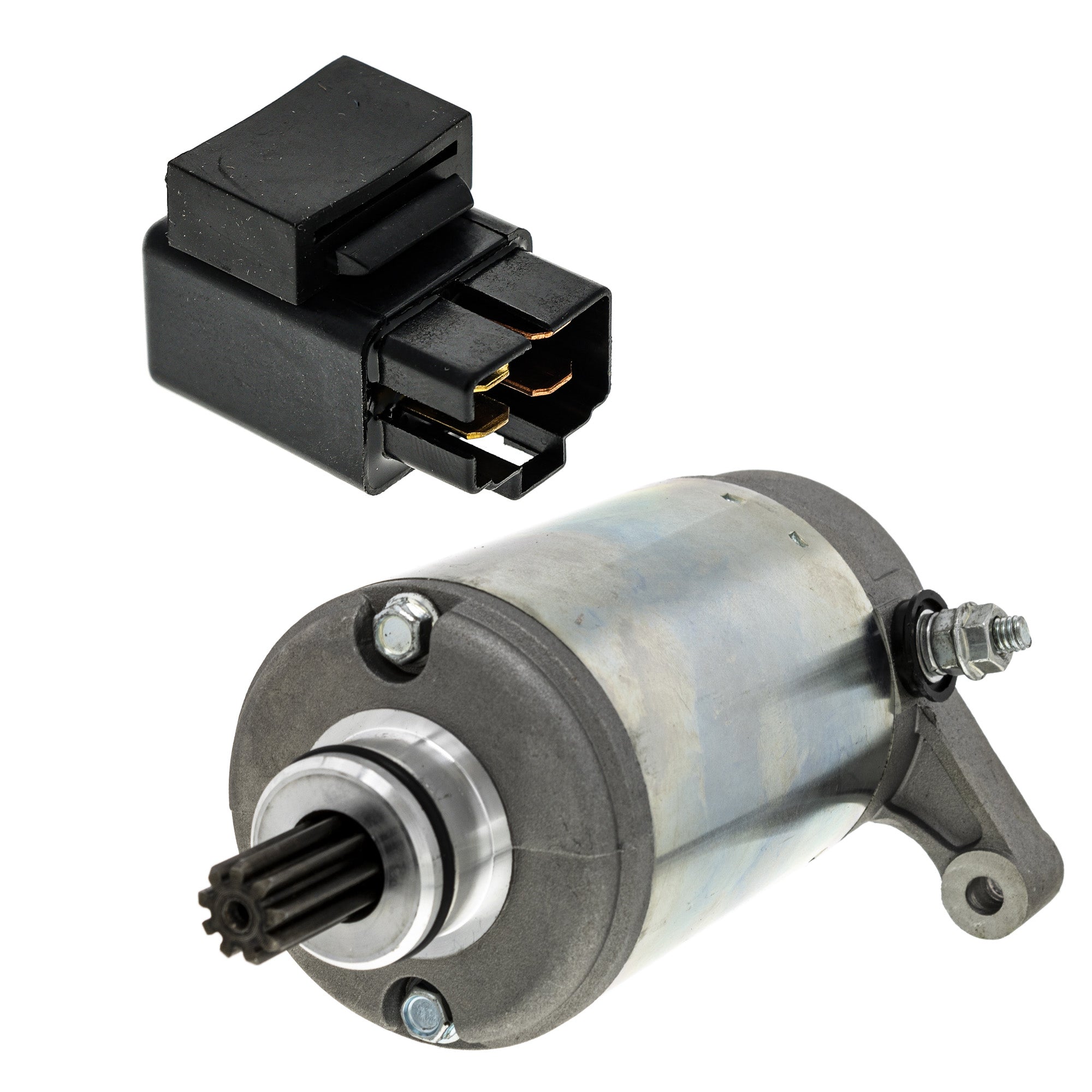 Starter Motor & Solenoid Kit for zOTHER Yamaha Warrior Terrapro Moto Kodiak NICHE MK1007521