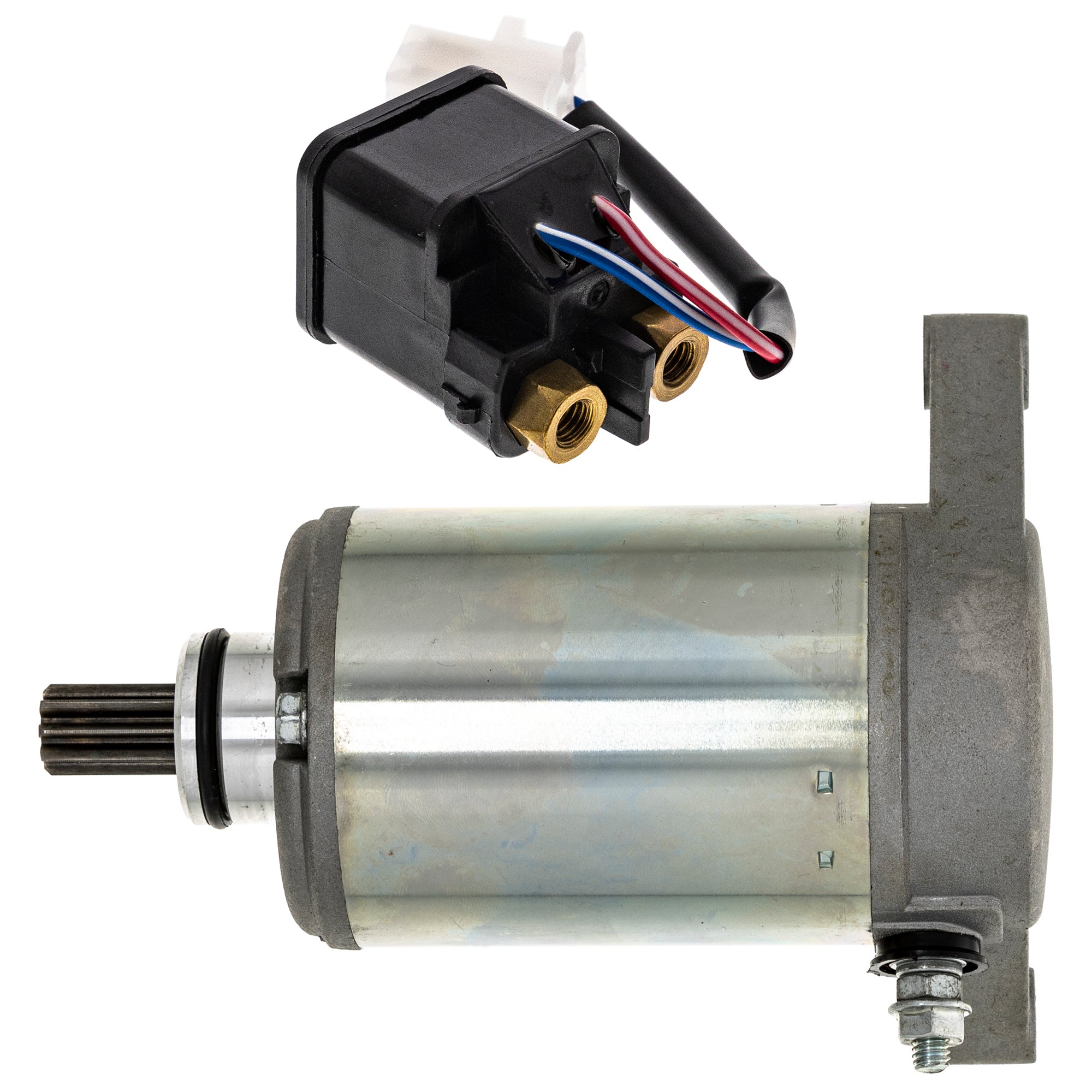 Starter Motor & Solenoid Kit for zOTHER Yamaha Warrior 1UY-81800-51-00 1UY-81890-00-00 NICHE MK1007525