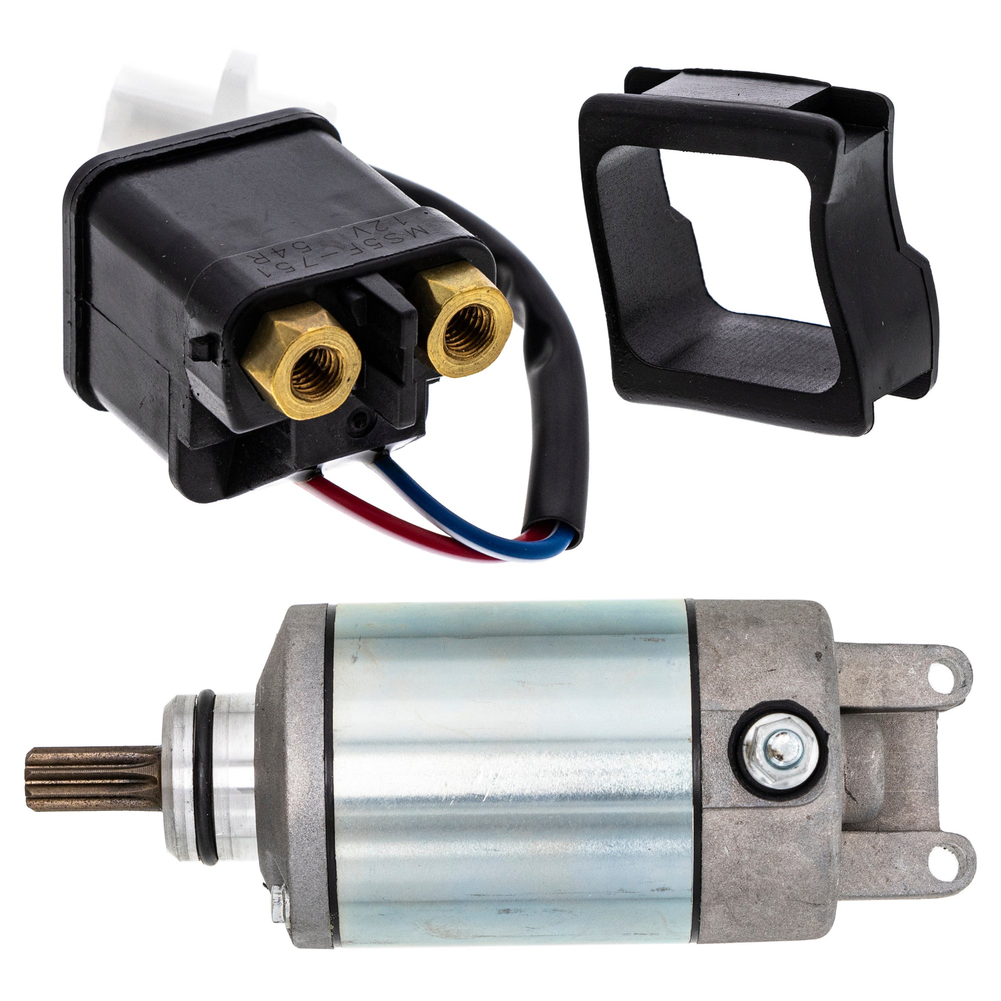 Starter Motor & Solenoid Kit for zOTHER Suzuki Kawasaki Arctic Cat Textron DRZ400SM NICHE MK1007538