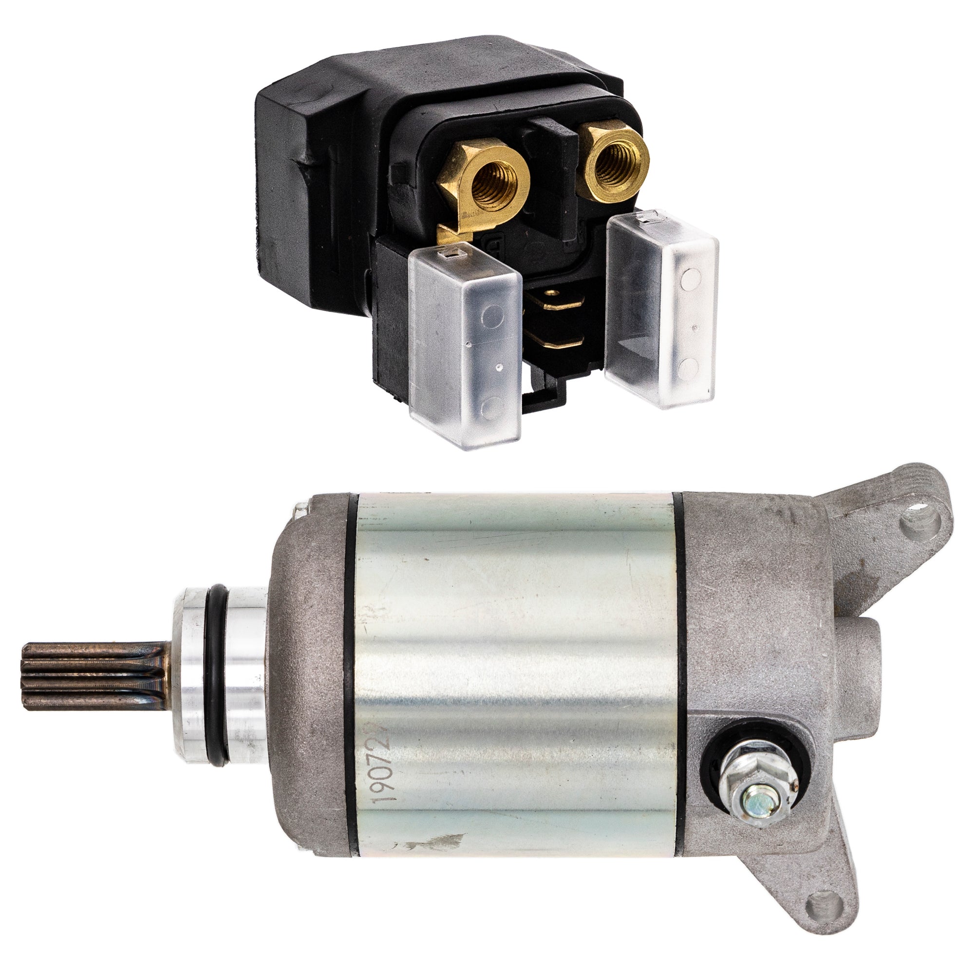 Starter Motor & Solenoid Kit for zOTHER Yamaha YFZ450 5TG-81800-00-00 5TG-81890-00-00 NICHE MK1007551