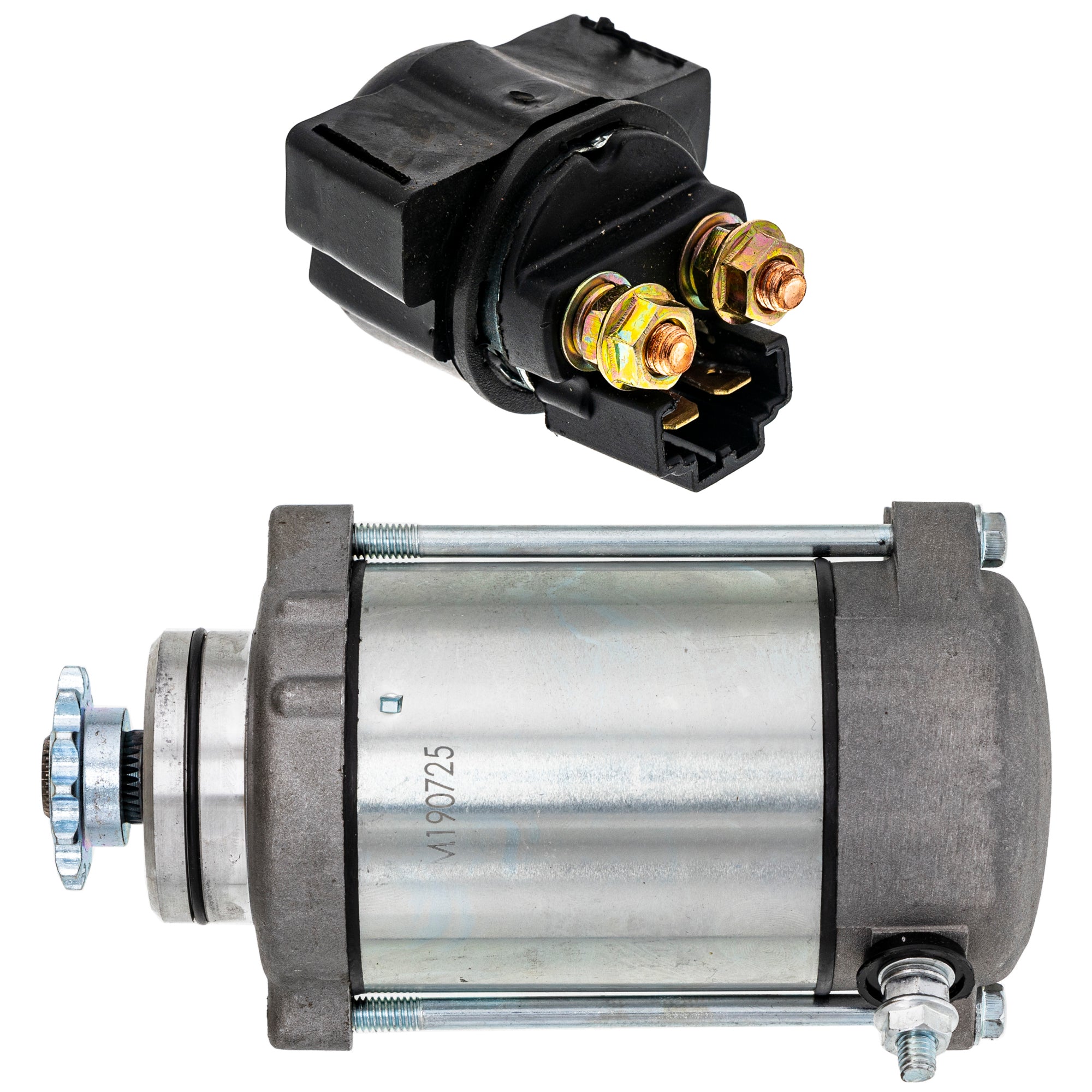 Starter Motor & Solenoid Kit for zOTHER Kawasaki Prairie Lakota Bayou 21163-1141 NICHE MK1007560