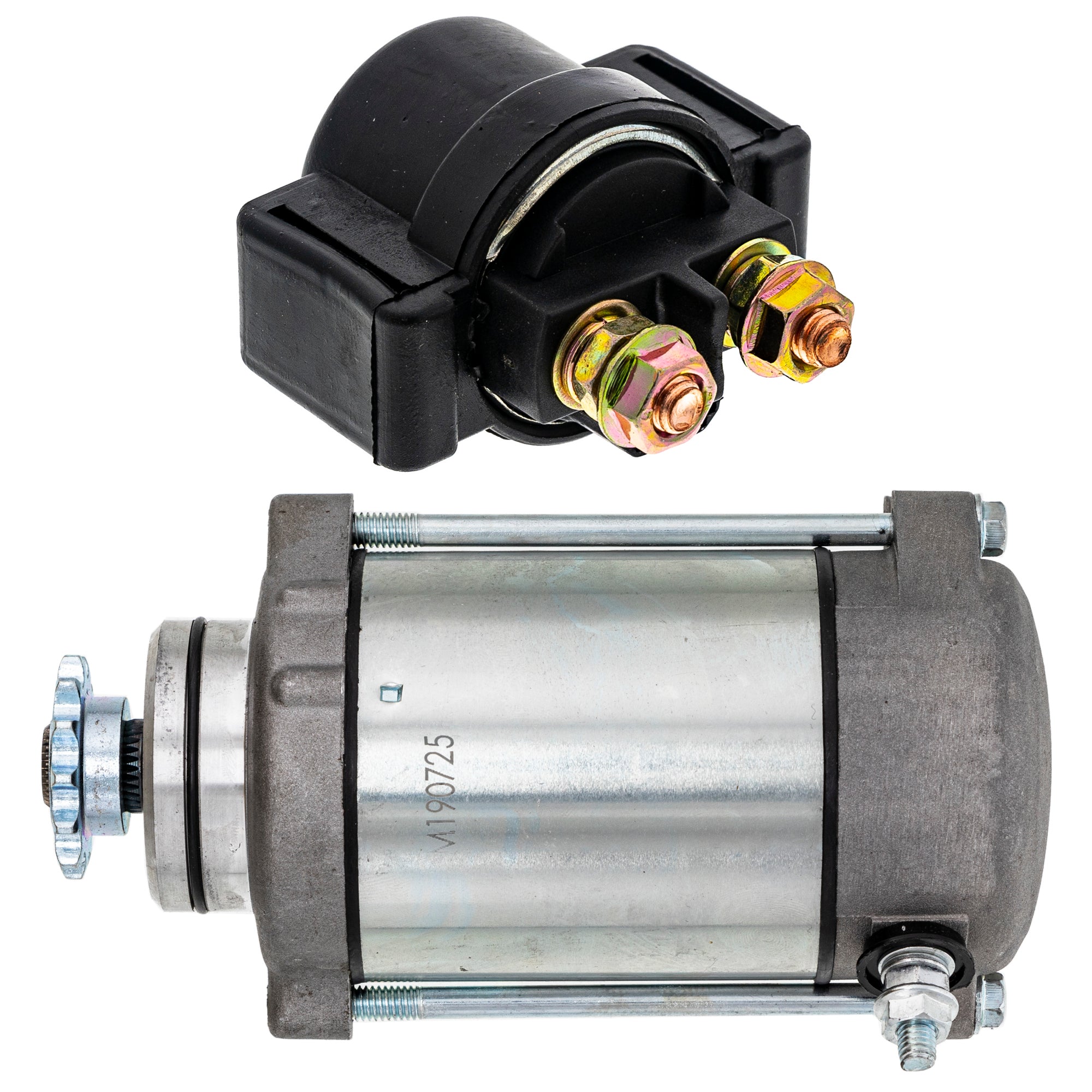 Starter Motor & Solenoid Kit for zOTHER Kawasaki Bayou 21163-1141 21163-1080 21163-1249 NICHE MK1007561