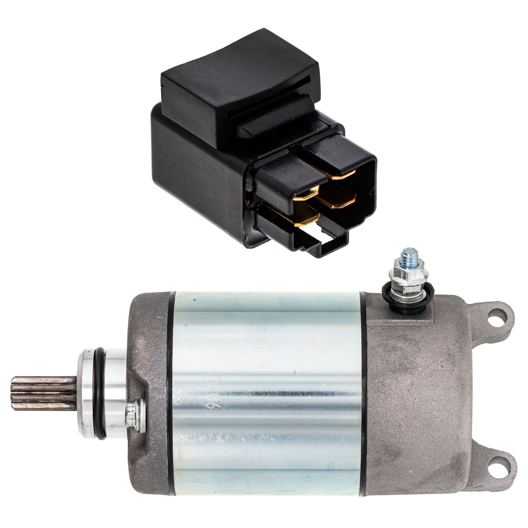 Starter Motor & Solenoid Kit for zOTHER Yamaha Wolverine Grizzly Bruin 3HE-81890-00-00 NICHE MK1007567
