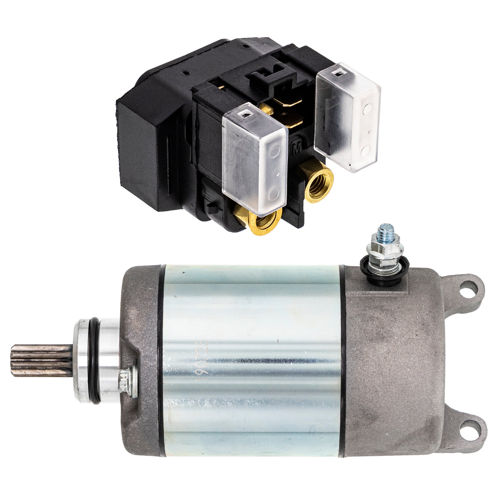 Starter Motor & Solenoid Kit for zOTHER Yamaha Wolverine Grizzly Bruin 3HE-81890-00-00 NICHE MK1007568