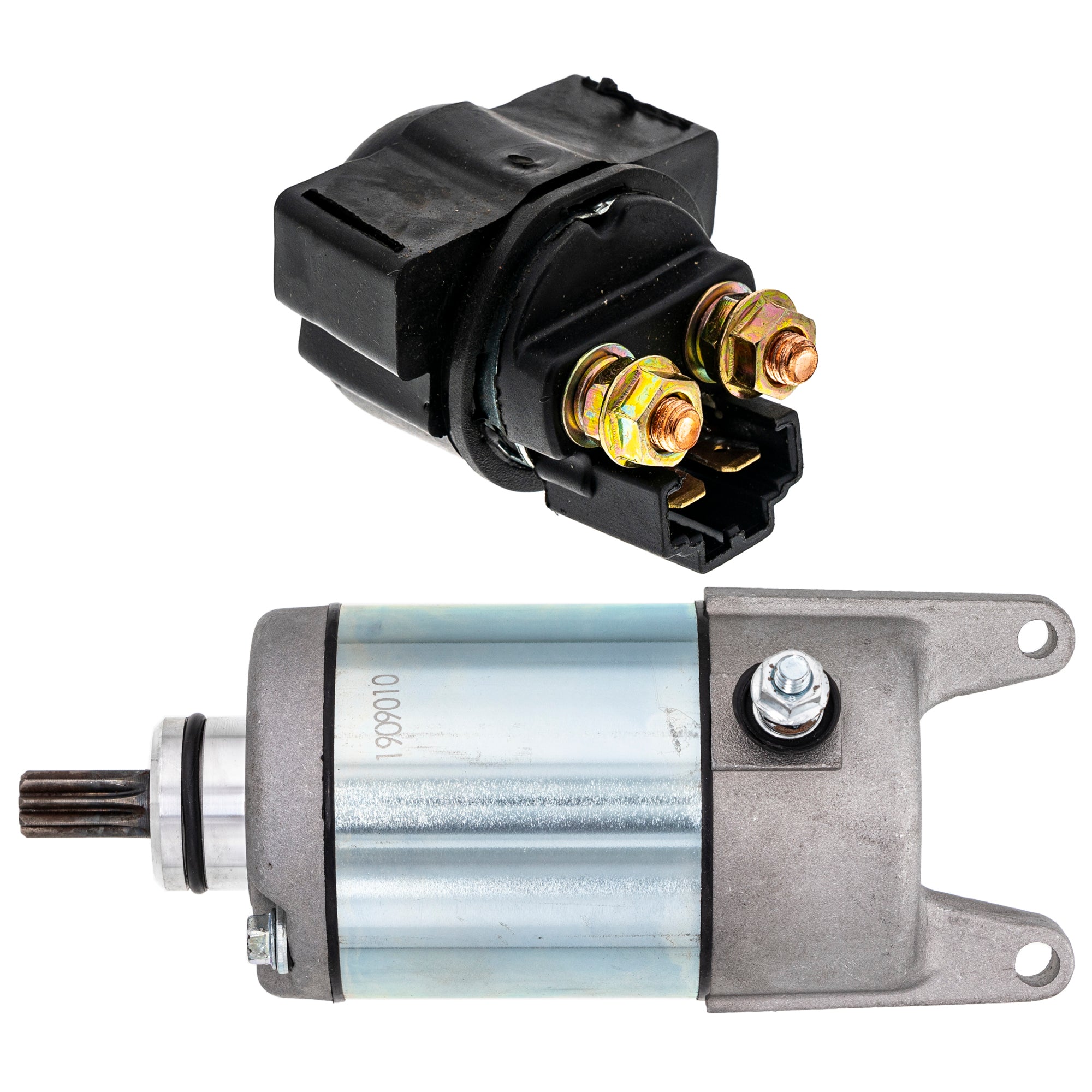 Starter Motor & Solenoid Kit for zOTHER Kawasaki Prairie Bayou 21163-1208 NICHE MK1007581