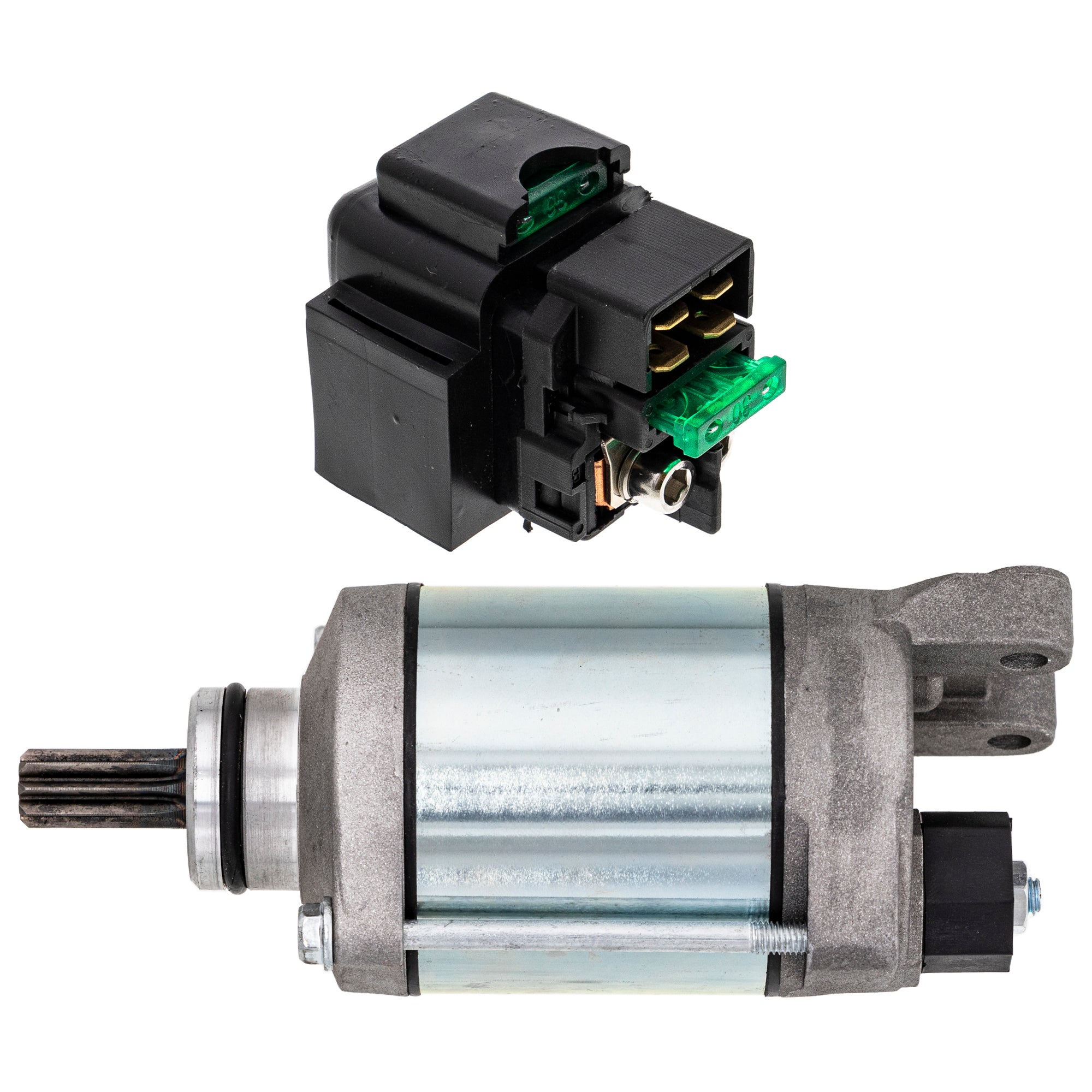 Starter Motor & Solenoid Kit for zOTHER Kawasaki KFX450R 21163-0033 NICHE MK1007590