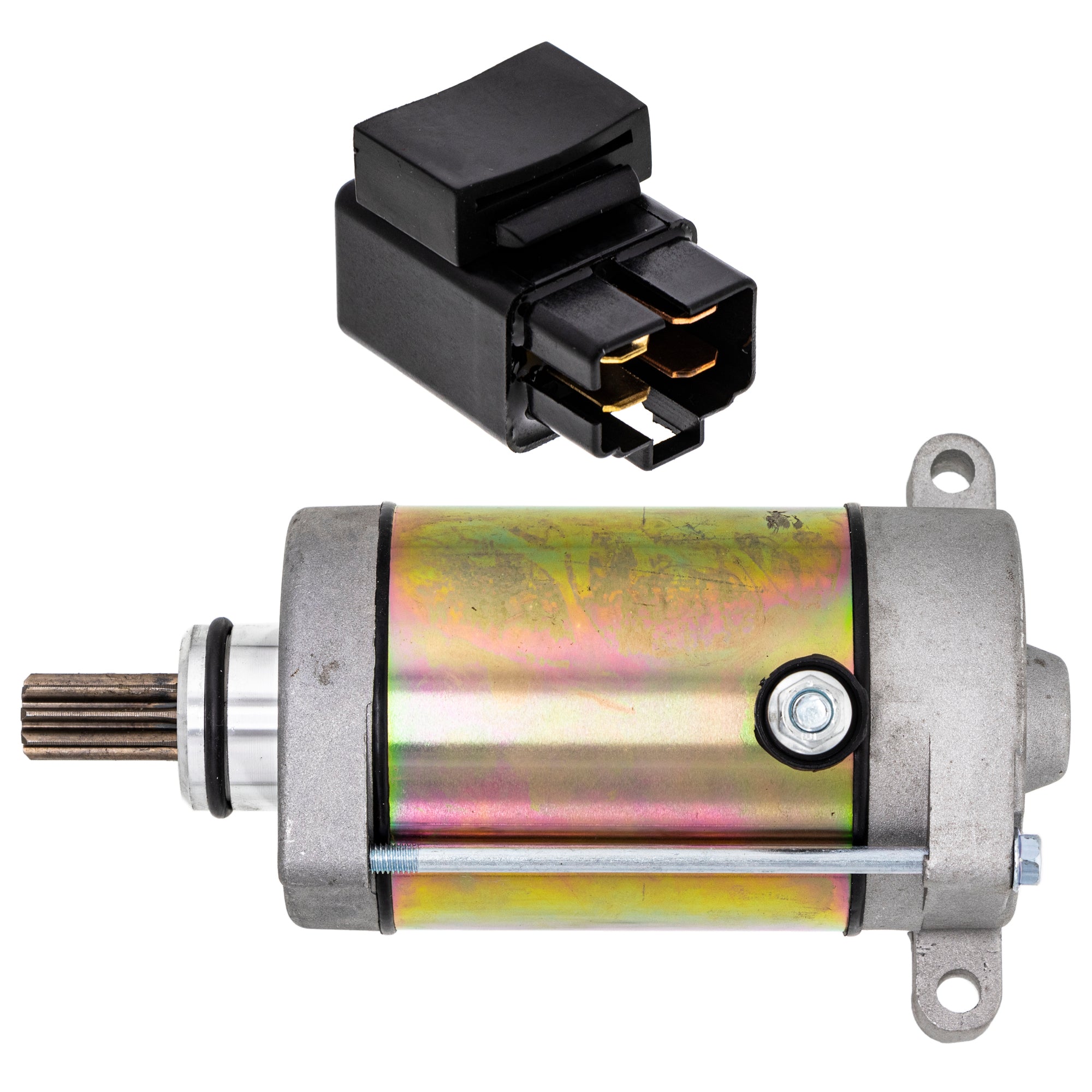 Starter Motor & Solenoid Kit for zOTHER Yamaha Grizzly 1S3-81890-00-00 NICHE MK1007596