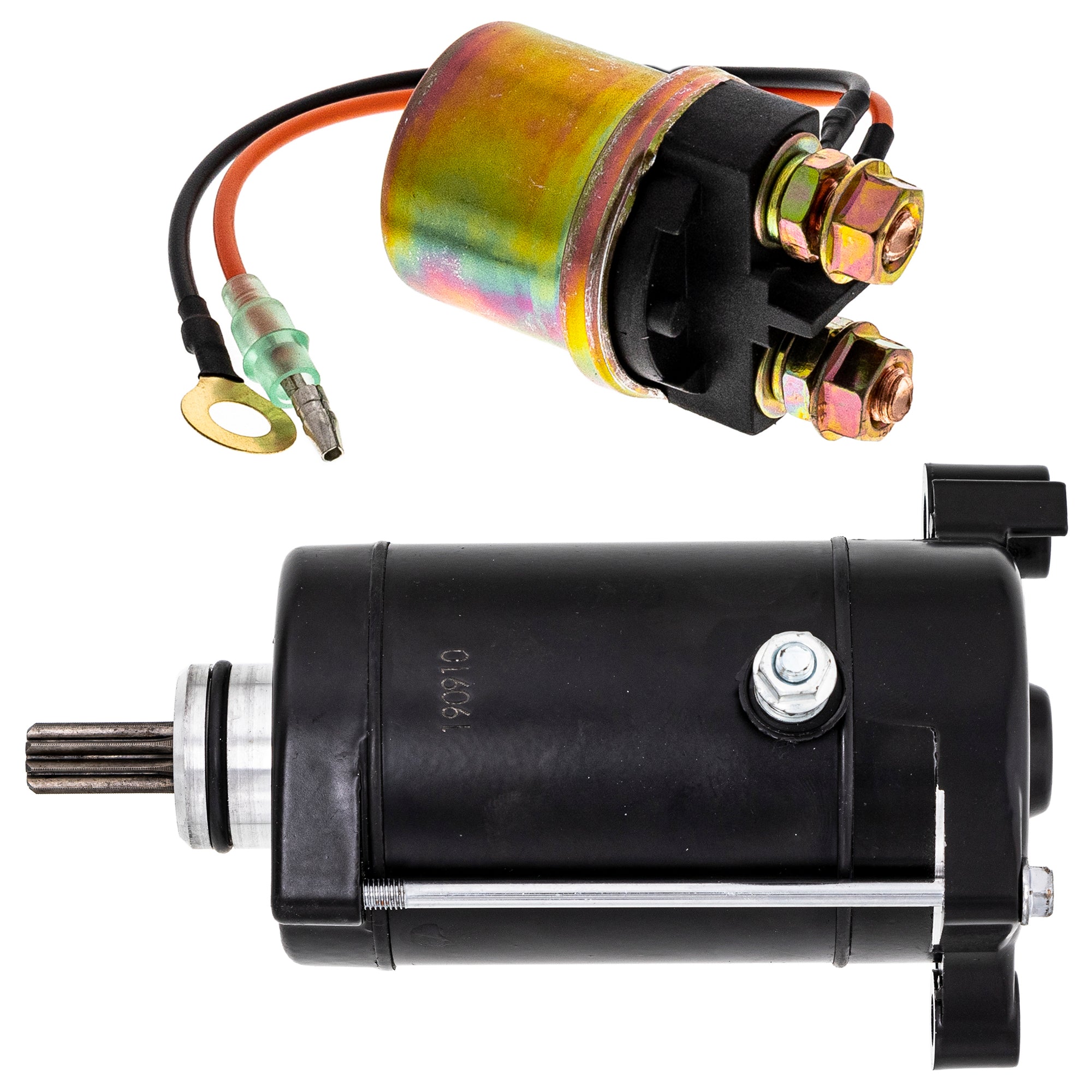 Starter Motor & Solenoid Kit for zOTHER Yamaha XL760 WaveVenture WaveRaider WaveBlaster NICHE MK1007605