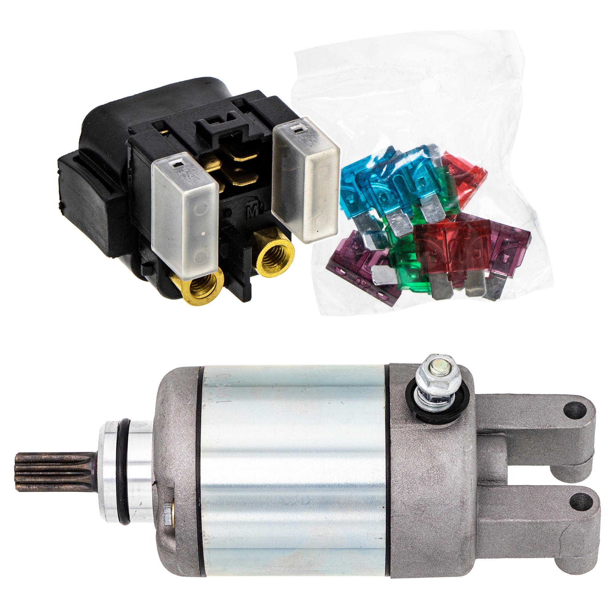 Starter Motor & Solenoid Kit for zOTHER Yamaha FZ6 5EB-81890-00-00 NICHE MK1007610