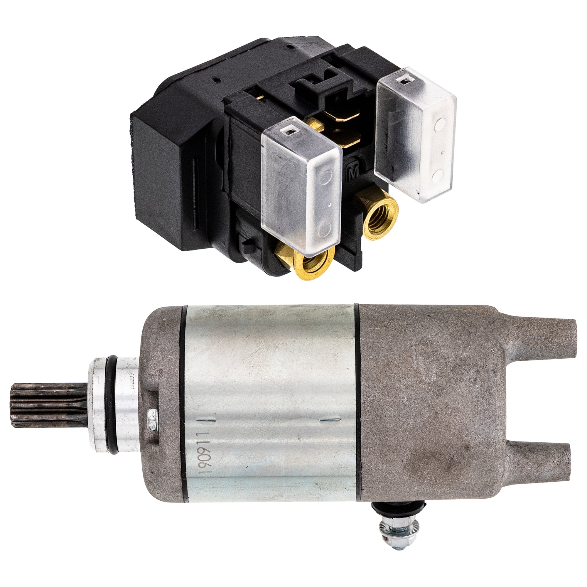 Starter Motor & Solenoid Kit for zOTHER Yamaha Bear 29U-81800-61-00 4XE-81890-00-00 NICHE MK1007612