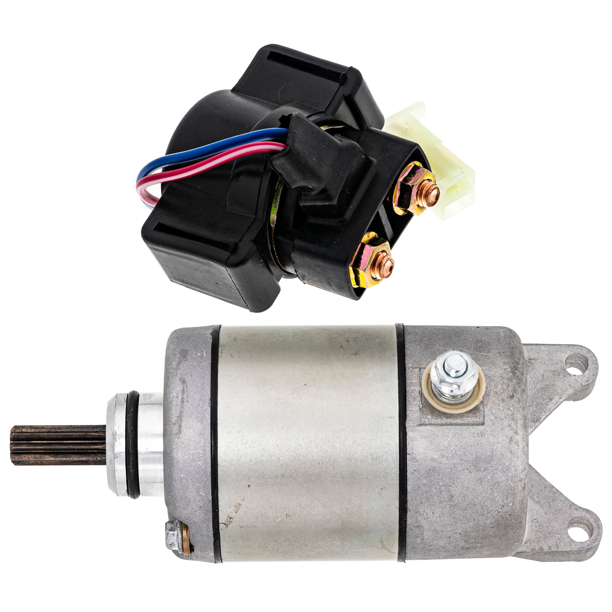 Starter Motor & Solenoid Kit for zOTHER Yamaha TTR250 TTR225 4GY-81800-02-00 NICHE MK1007615