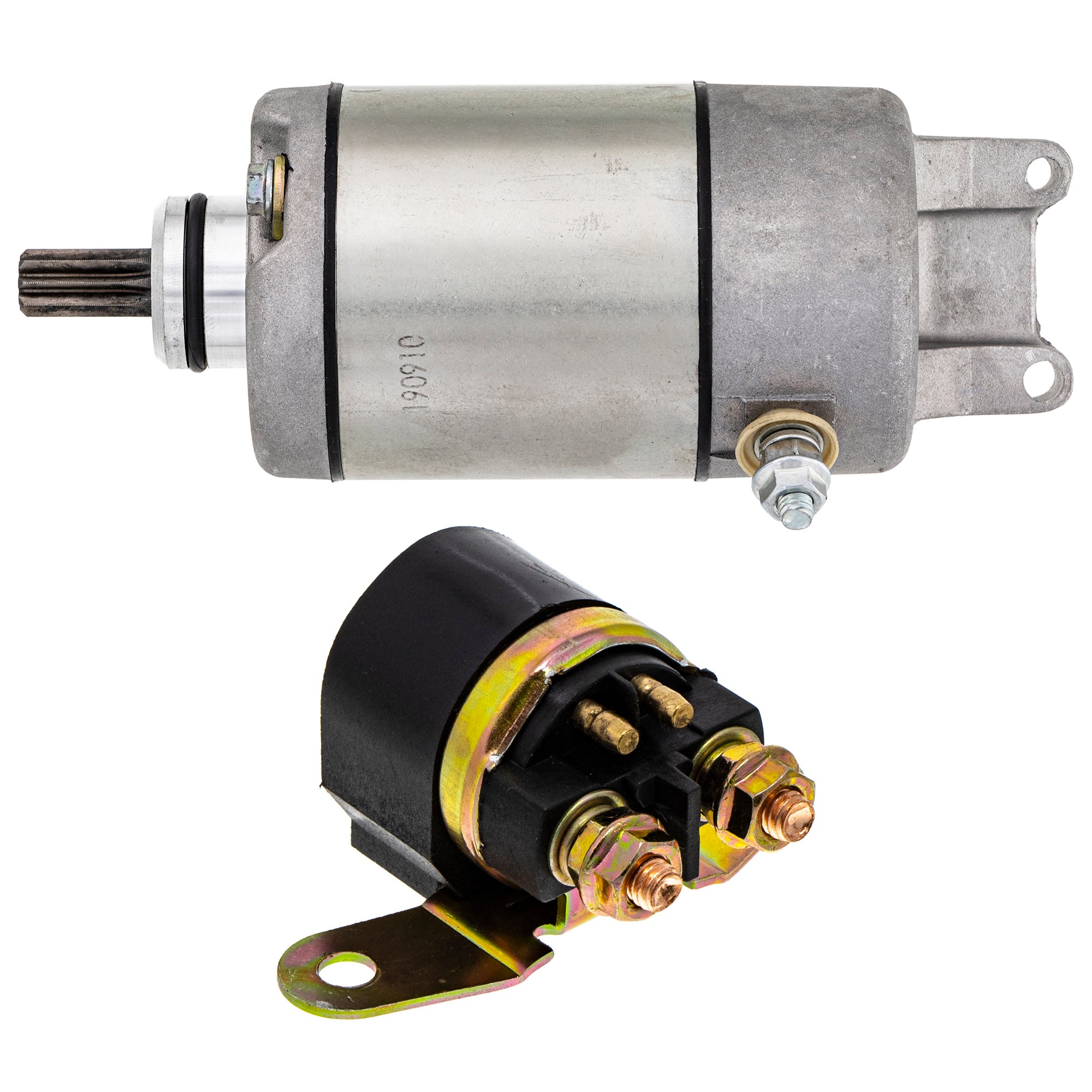 Starter Motor & Solenoid Kit for zOTHER Suzuki Arctic Cat Textron VTX1800T2 VTX1800S3 NICHE MK1007616