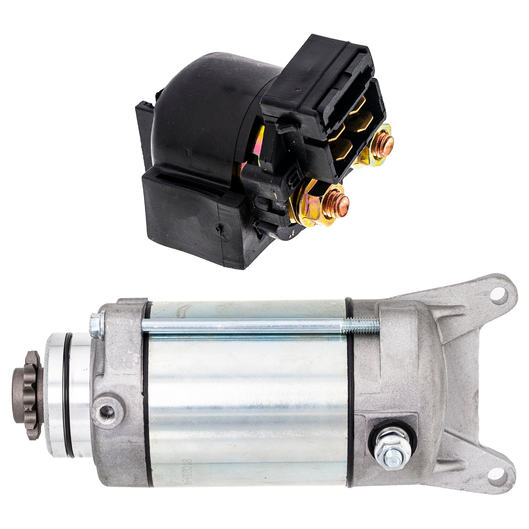 Starter Motor & Solenoid Kit for zOTHER Kawasaki Vulcan Ninja 21163-1070 21163-1125 NICHE MK1007617