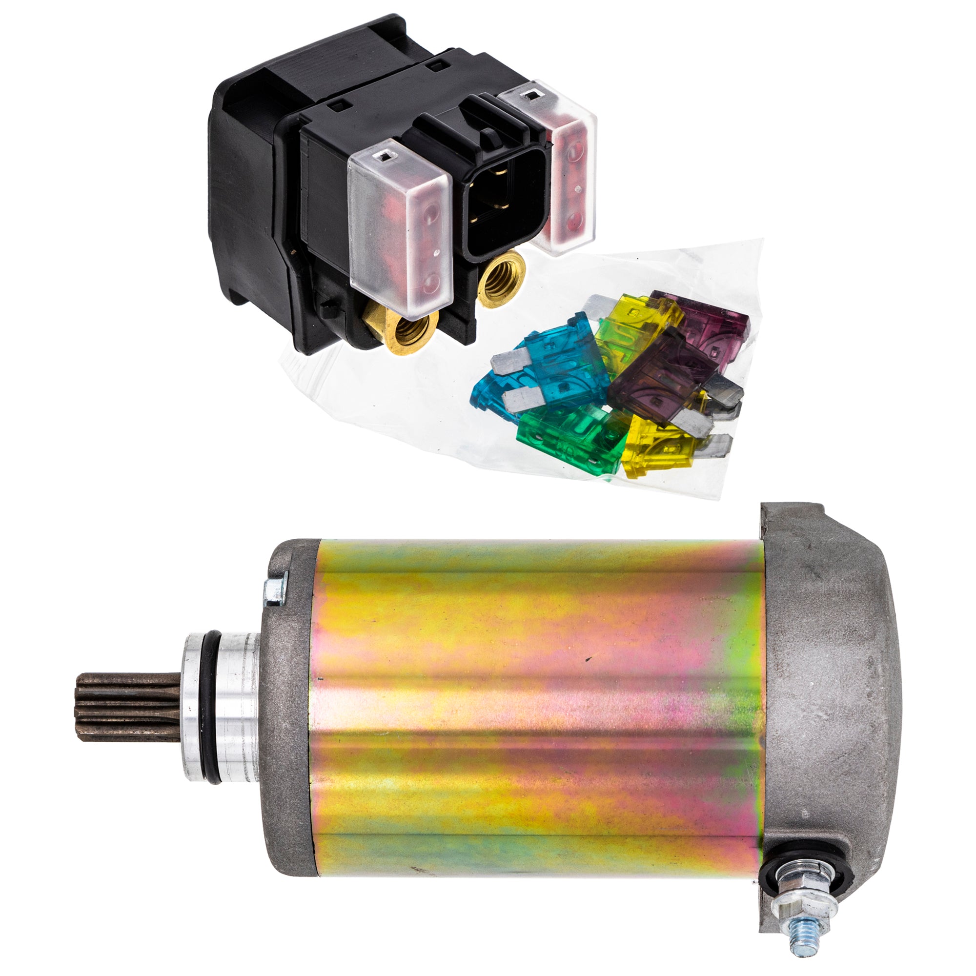 Starter Motor & Solenoid Kit for zOTHER Suzuki GZ250 31100-38300-H17 31100-38300 NICHE MK1007622