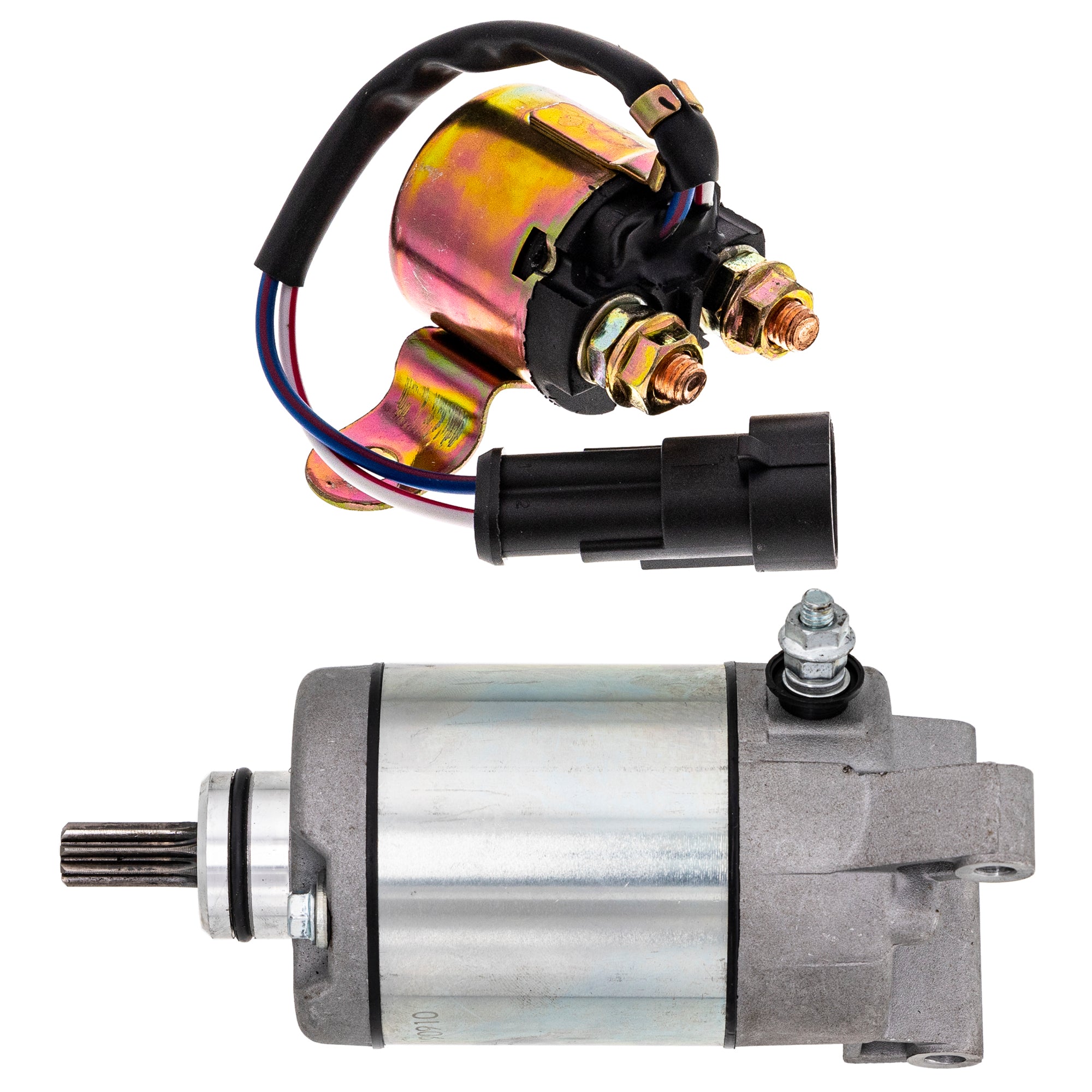 Starter Motor & Solenoid Kit for Polaris GEM Sportsman RZR Ranger ACE 4013015 NICHE MK1007625