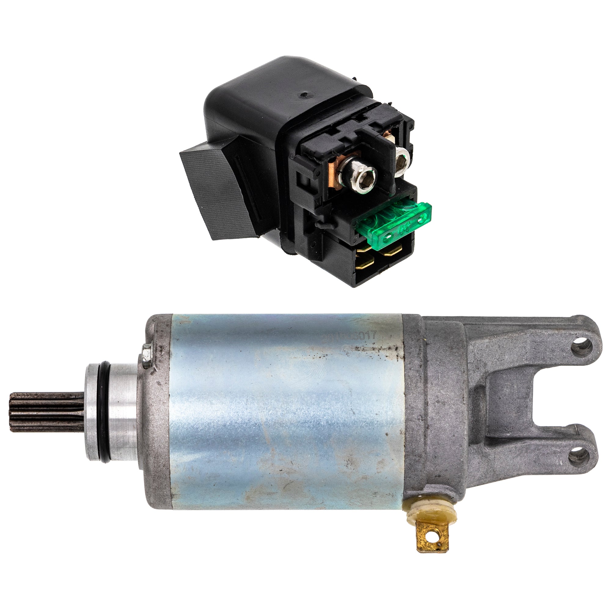 Starter Motor & Solenoid Kit for zOTHER Kawasaki ZZR600 Ninja 21163-1304 NICHE MK1007630