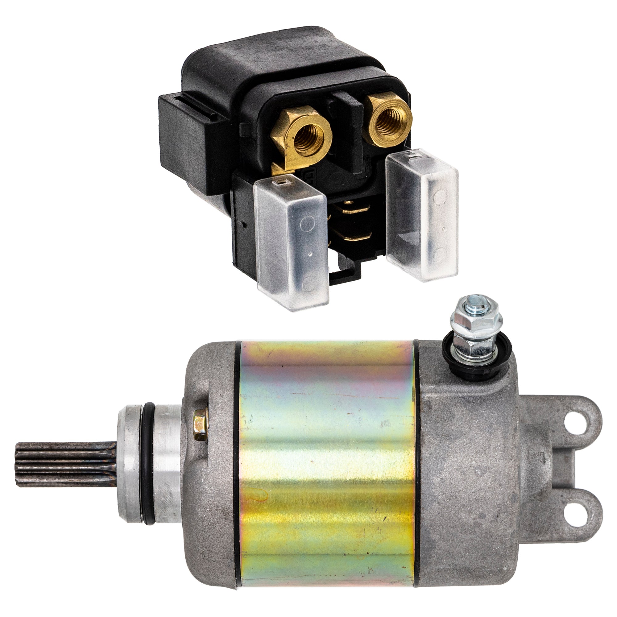 Starter Motor & Solenoid Kit for zOTHER KTM Arctic Cat Textron 530 525XC 525 520 NICHE MK1007632