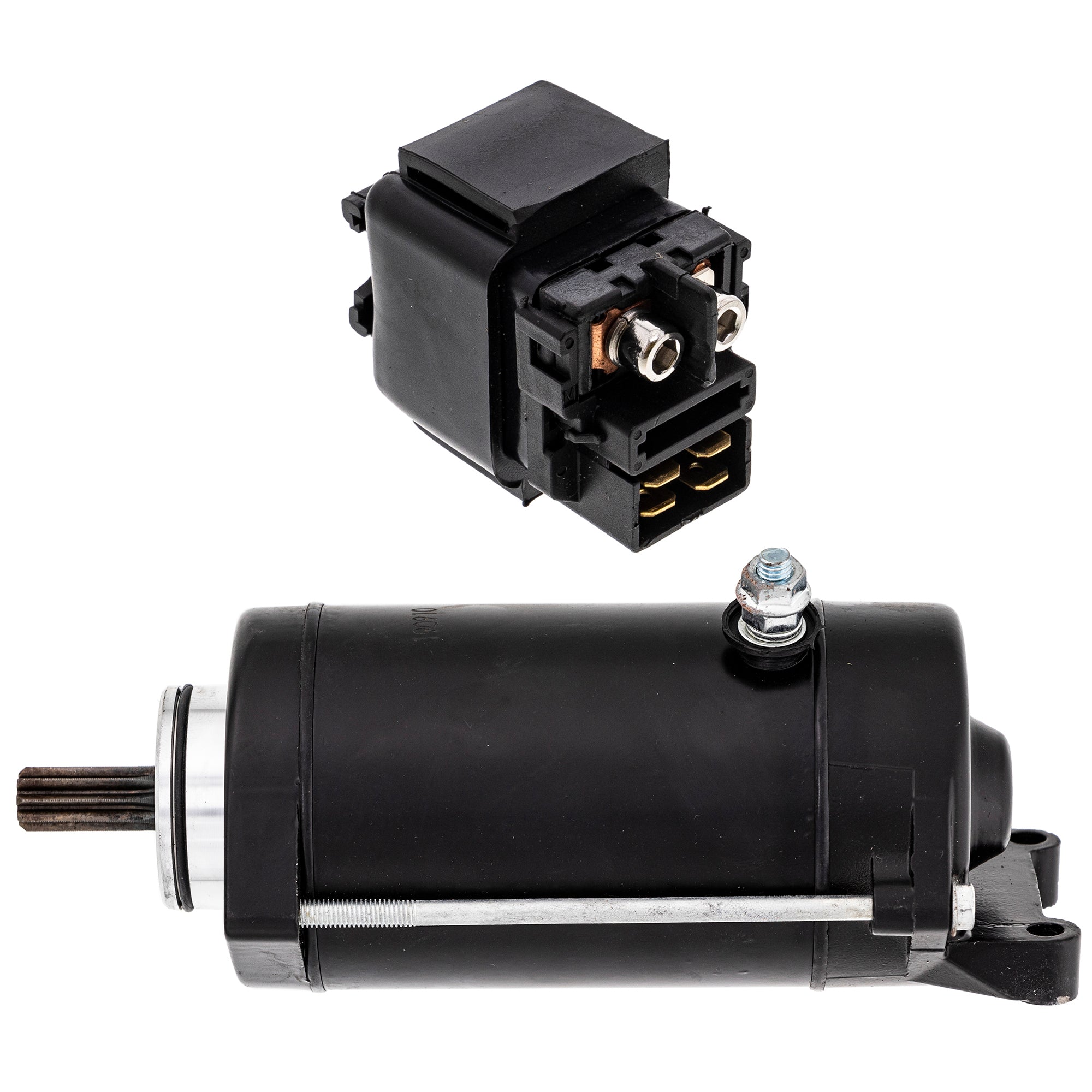 Starter Motor & Solenoid Kit for zOTHER Kawasaki Vulcan 21163-1271 21163-1109 NICHE MK1007636