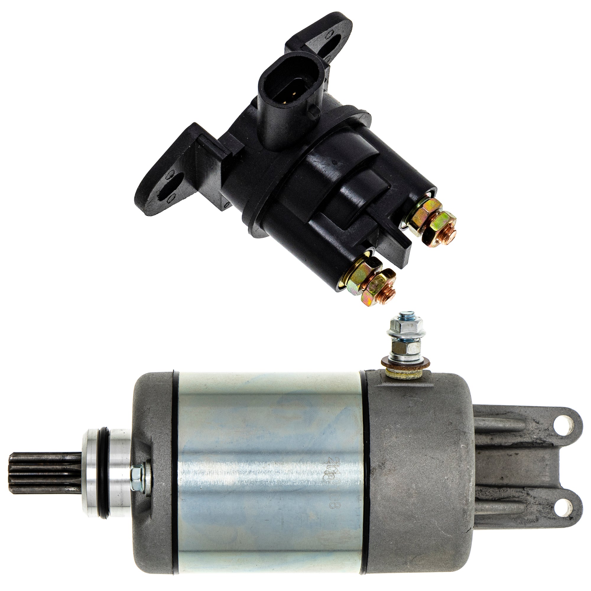 Starter Motor & Solenoid Kit for BRP Can-Am Ski-Doo Sea-Doo Traxter Defender NICHE MK1007644