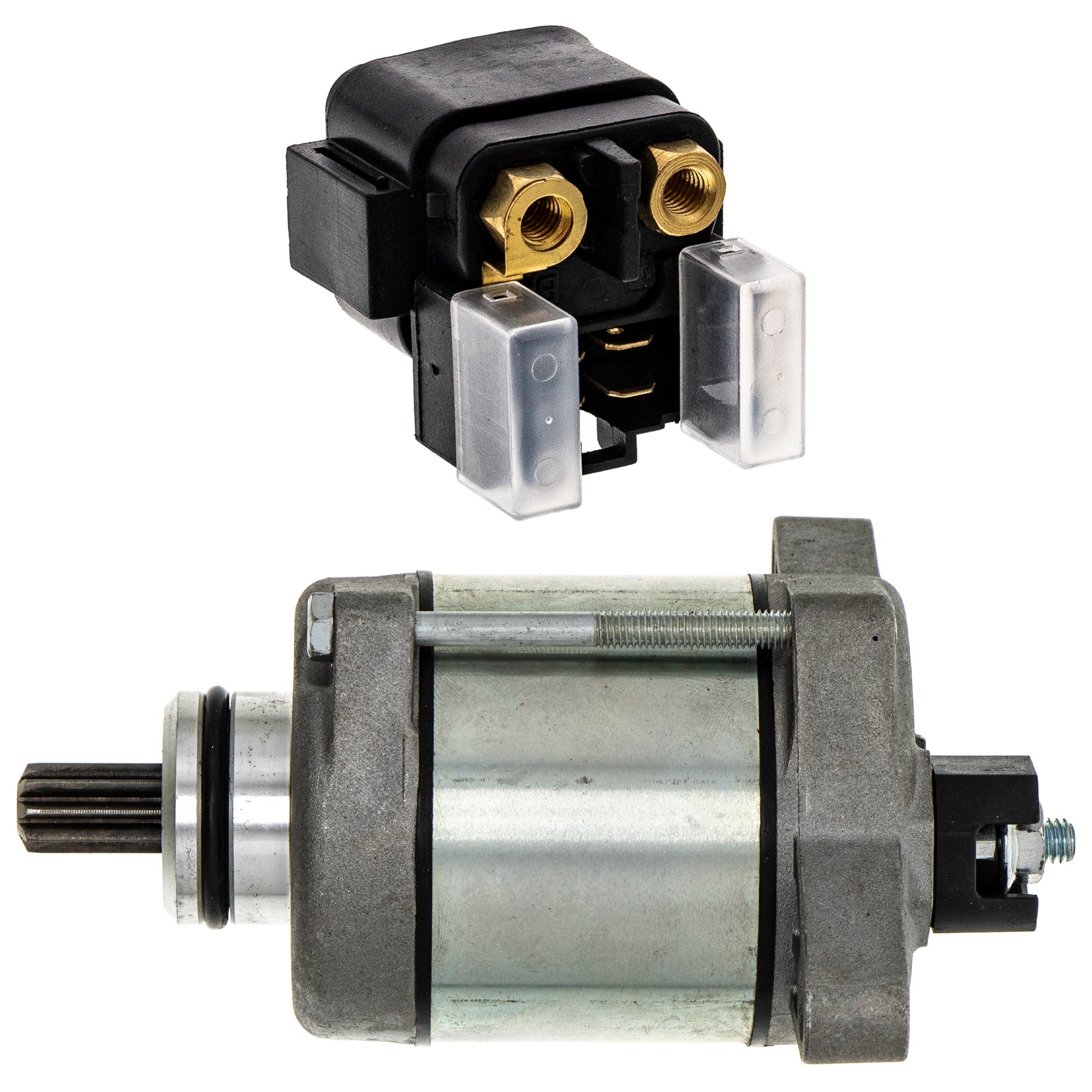 Starter Motor & Solenoid Kit for zOTHER Arctic Cat Textron TX300 TE300 TE250i TE250 NICHE MK1007652